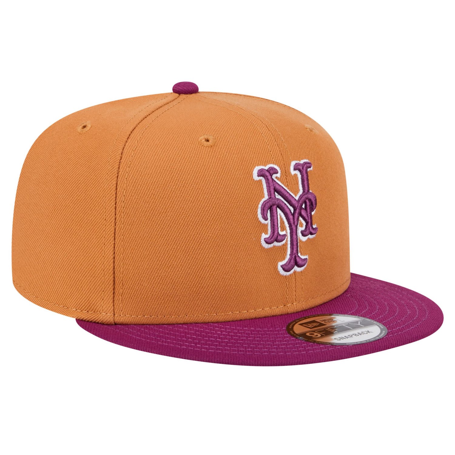 New Era Purple New York Mets Color Pack Two-Tone 9FIFTY Snapback Hat                                                             - view number 3
