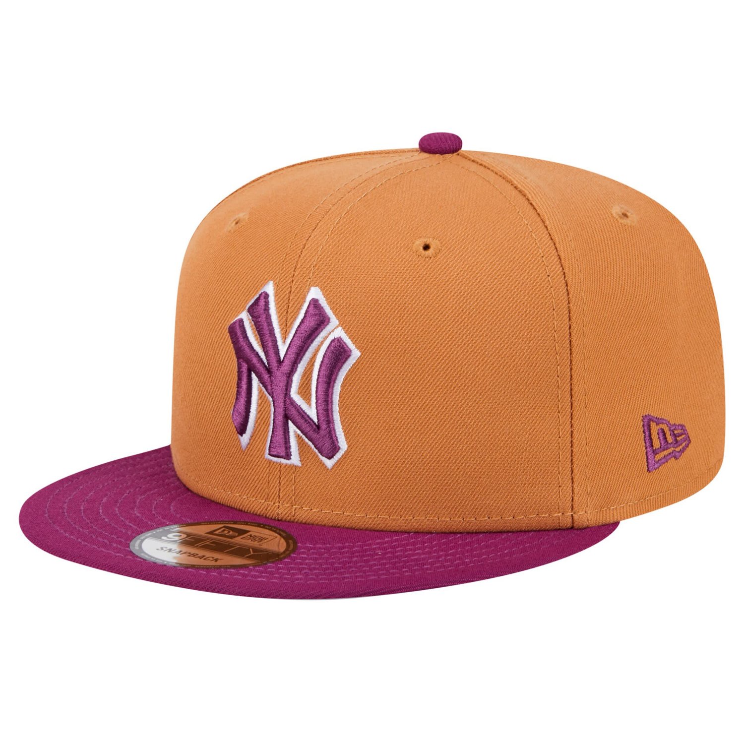 New Era Purple New York Yankees Color Pack Two-Tone 9FIFTY Snapback Hat