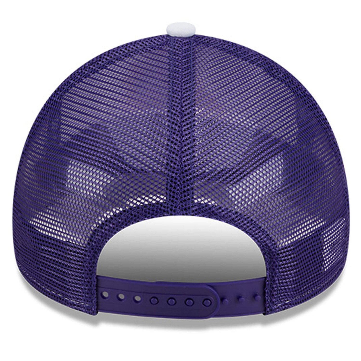 New Era Purple Phoenix Suns Court Sport Foam A-Frame 9FORTY Adjustable Trucker Hat - view number 4