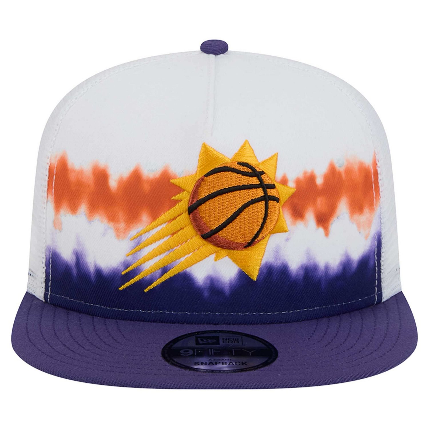 New Era Purple Phoenix Suns Dip-Dye 9FIFTY A-Frame Trucker Snapback Hat                                                          - view number 2