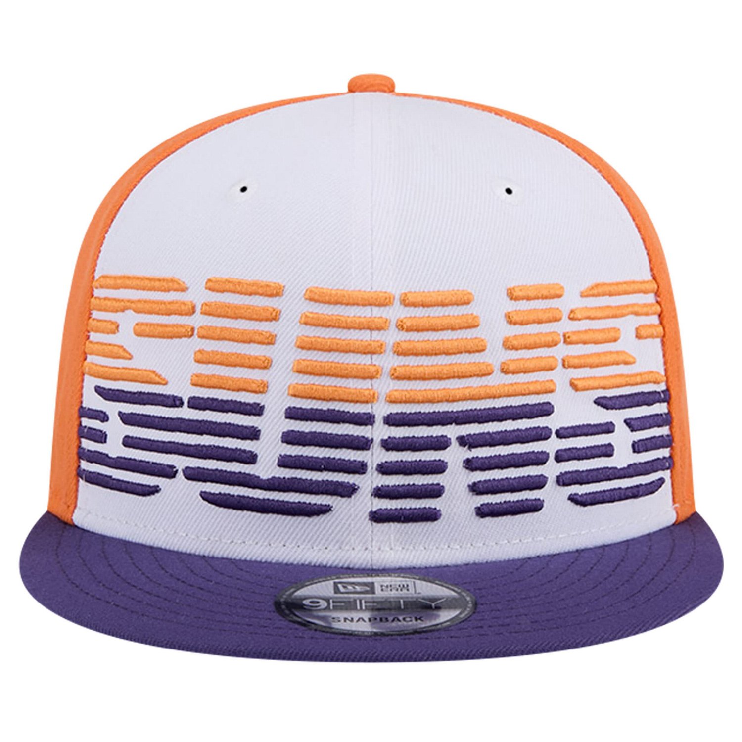 New Era Purple Phoenix Suns Throwback Gradient Tech Font 9FIFTY Snapback Hat                                                     - view number 2