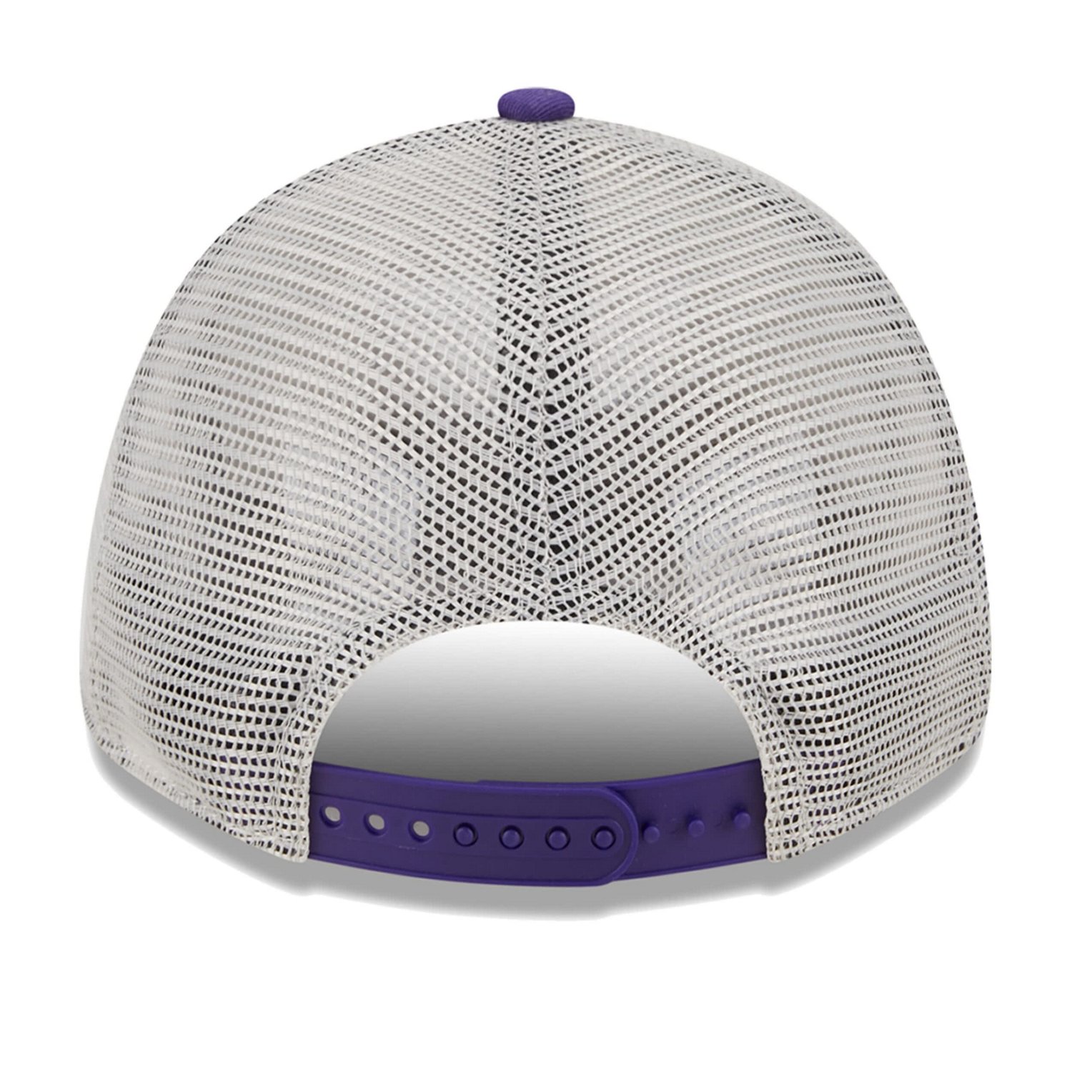 New Era Purple Phoenix Suns Throwback Patch Trucker 9FORTY Adjustable Hat