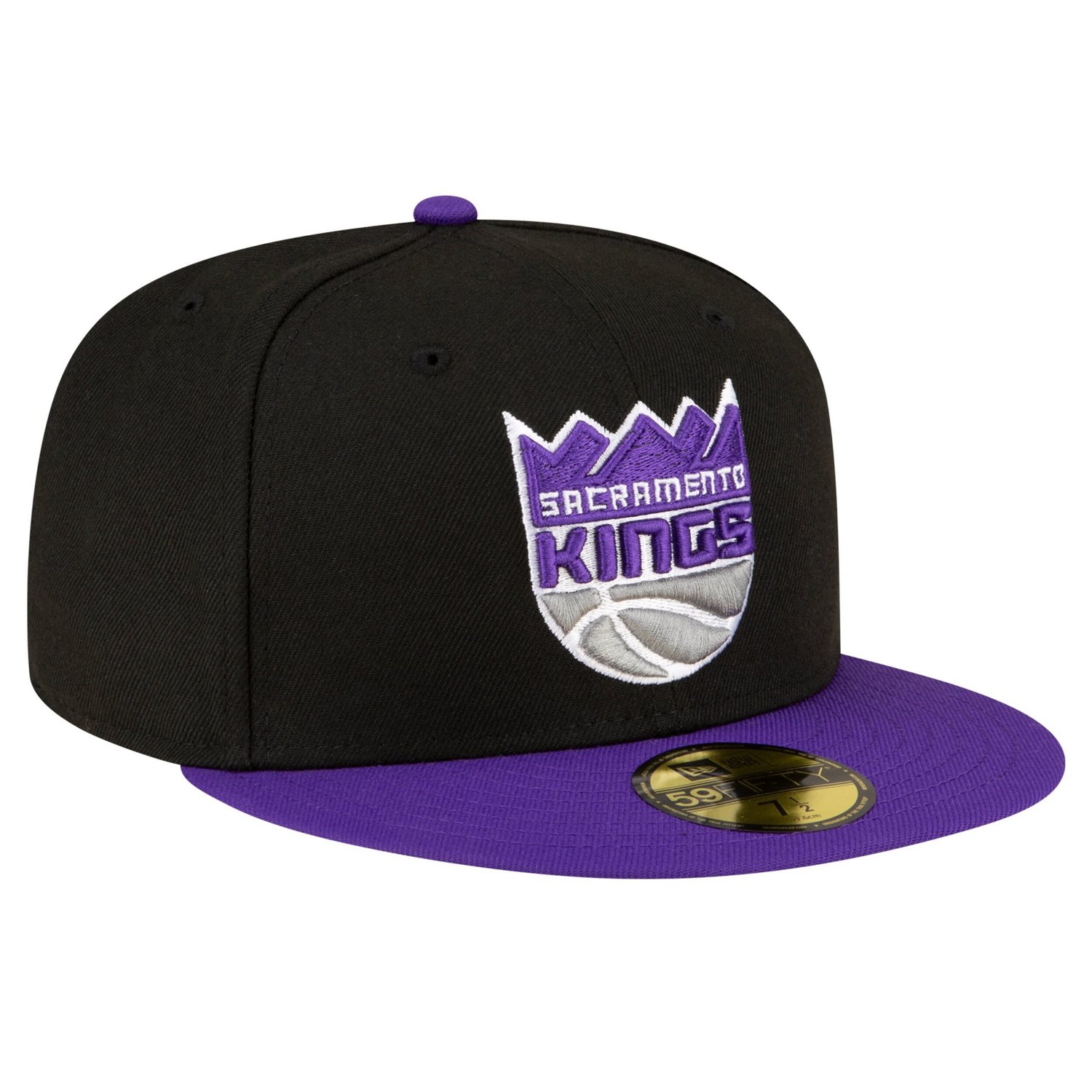 New Era Purple Sacramento Kings 2-Tone 59FIFTY Fitted Hat - view number 3