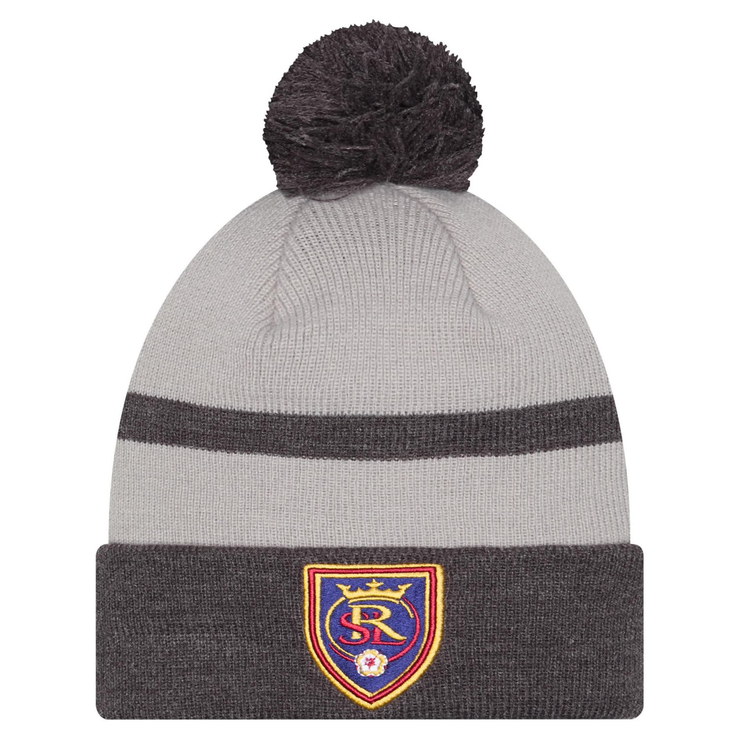New Era Real Salt Lake 2025 Kickoff Cuffed Knit Hat with Pom - view number 1