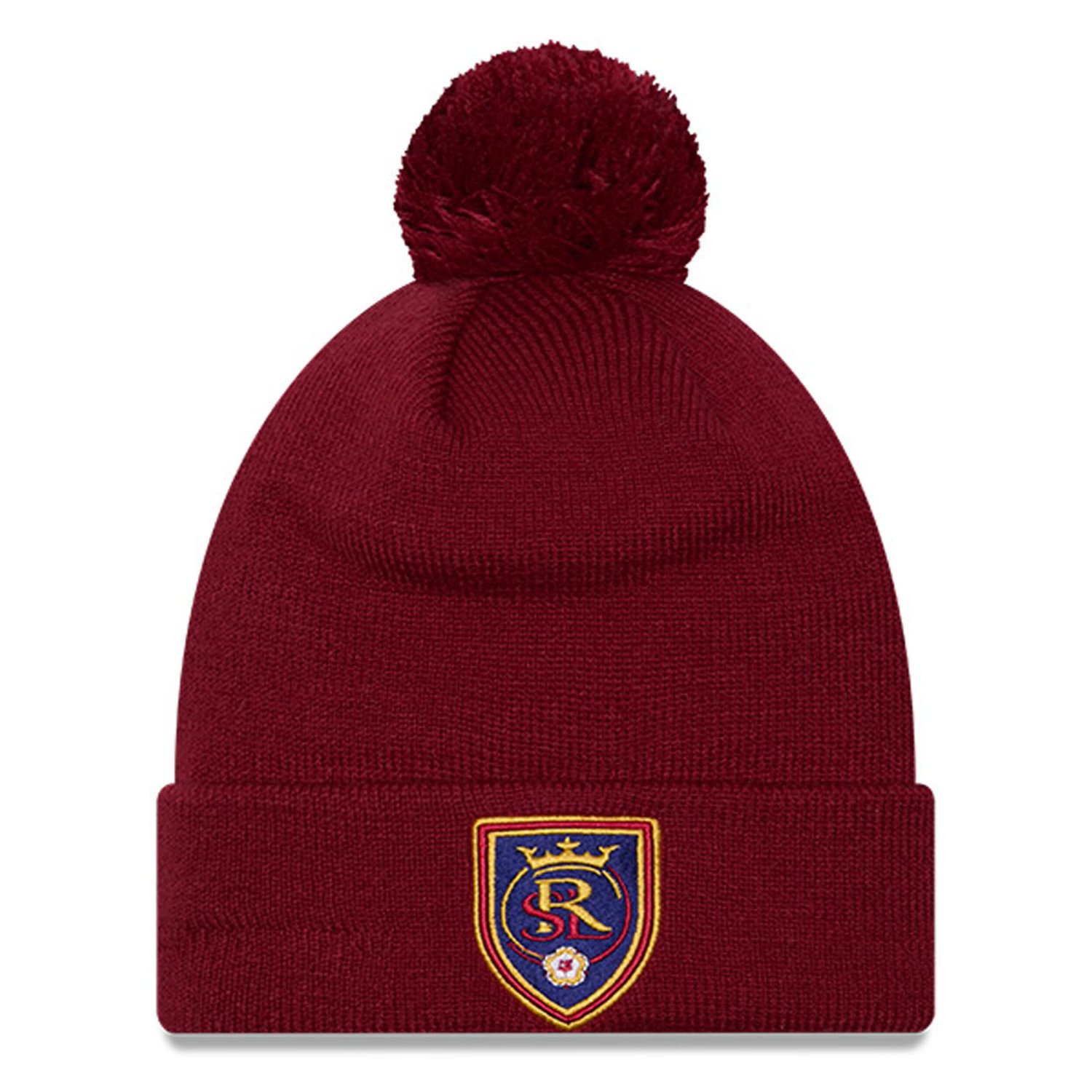 New Era Real Salt Lake Jersey Hook Cuff Knit Hat with Pom - view number 1