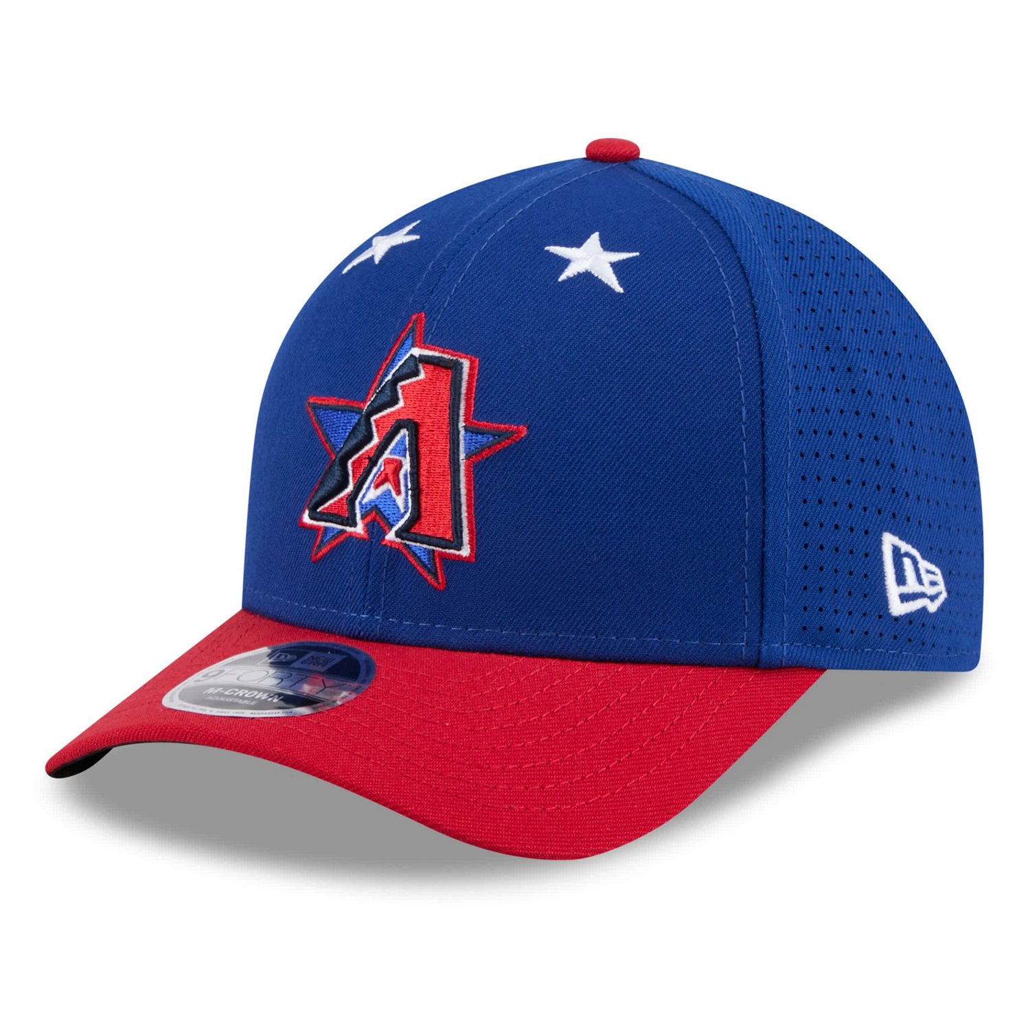 New Era Red Arizona Diamondbacks 2025 MLB All-Star Game Workout 9FORTY M-Crown Adjustable Hat - view number 3