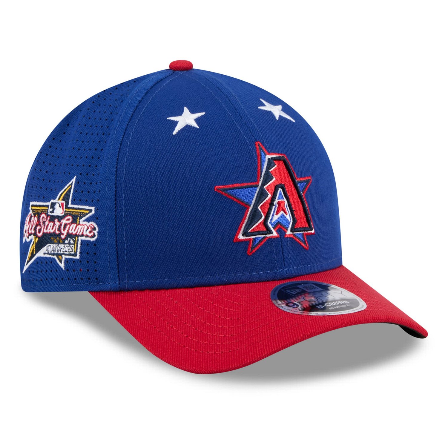New Era Red Arizona Diamondbacks 2025 MLB All-Star Game Workout 9FORTY M-Crown Adjustable Hat - view number 1