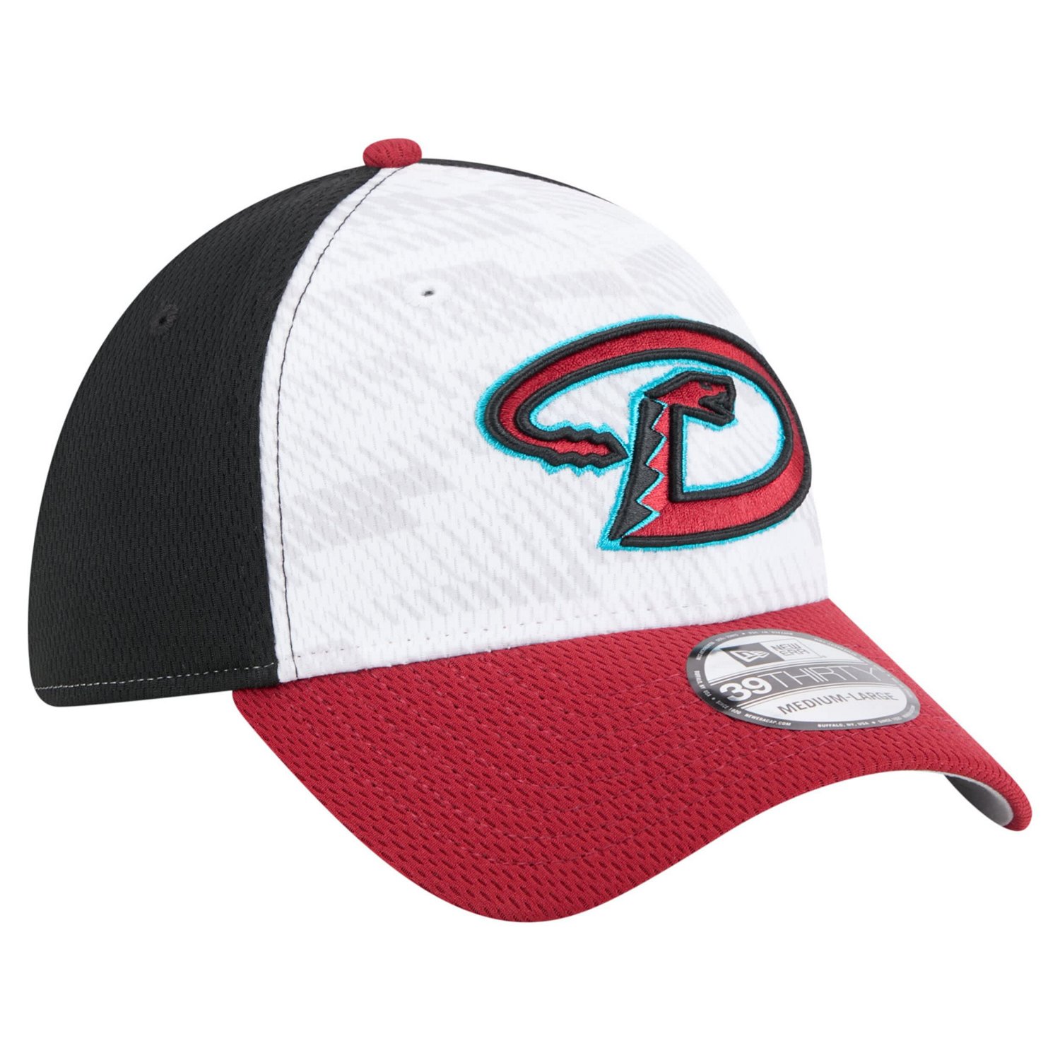 New Era Red Arizona Diamondbacks 2025 MLB Clubhouse 39THIRTY Flex Hat - view number 3