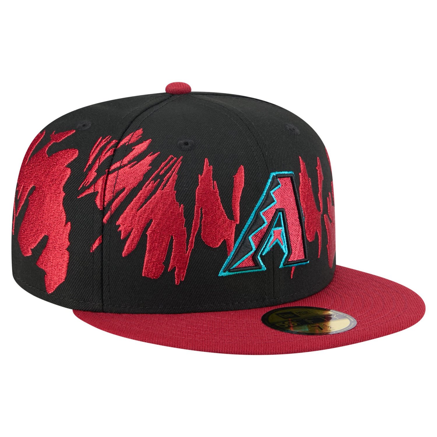 New Era Red Arizona Diamondbacks Retro Pattern 59FIFTY Fitted Hat