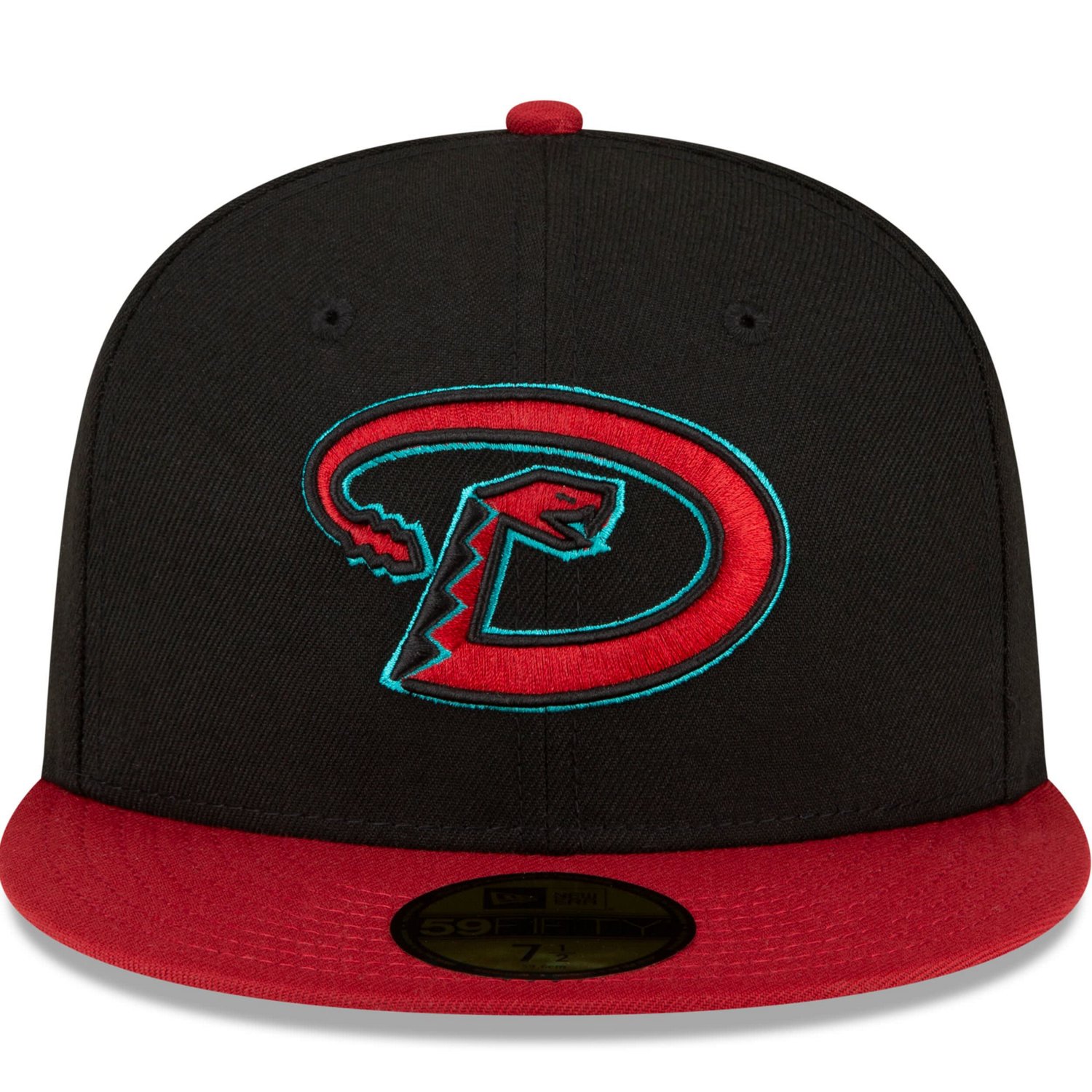 New Era Red Arizona Diamondbacks Road Authentic Collection On-Field 59FIFTY Fitted Hat - view number 2