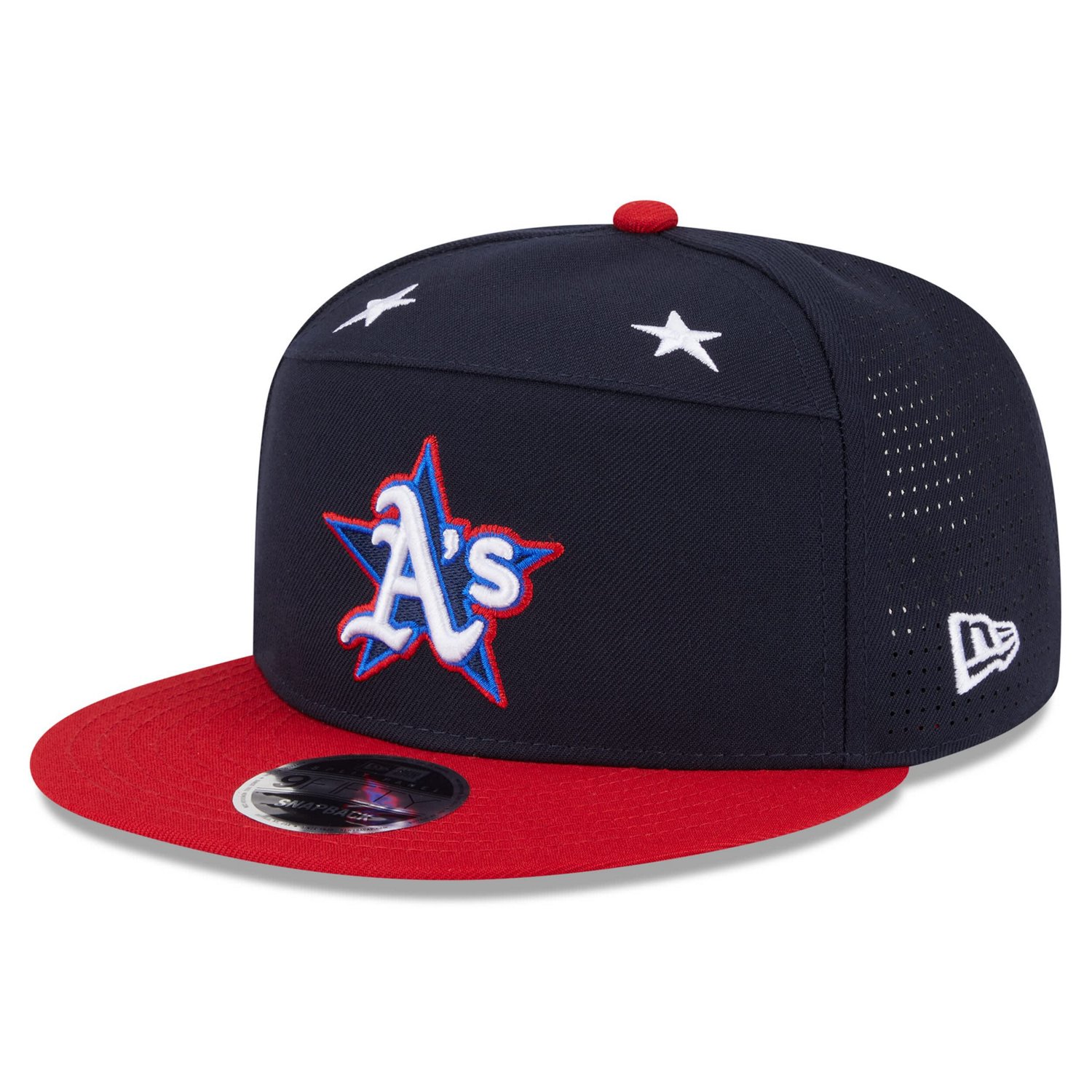 New Era Red Athletics 2025 MLB All-Star Game Workout Side Patch 9FIFTY Snapback Hat