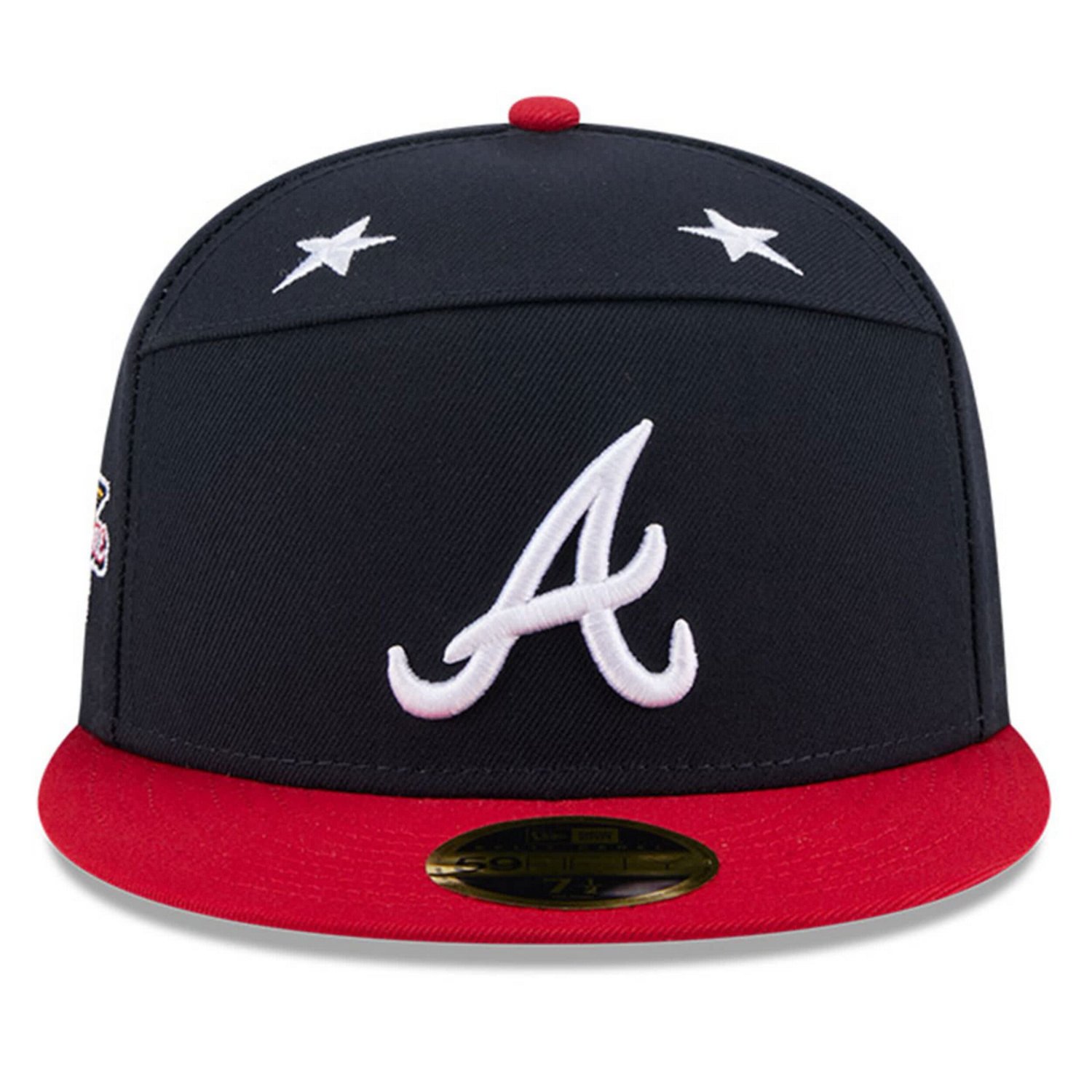 New Era Red Atlanta Braves 2025 MLB All-Star Game Side Patch 59FIFTY Fitted Hat - view number 2