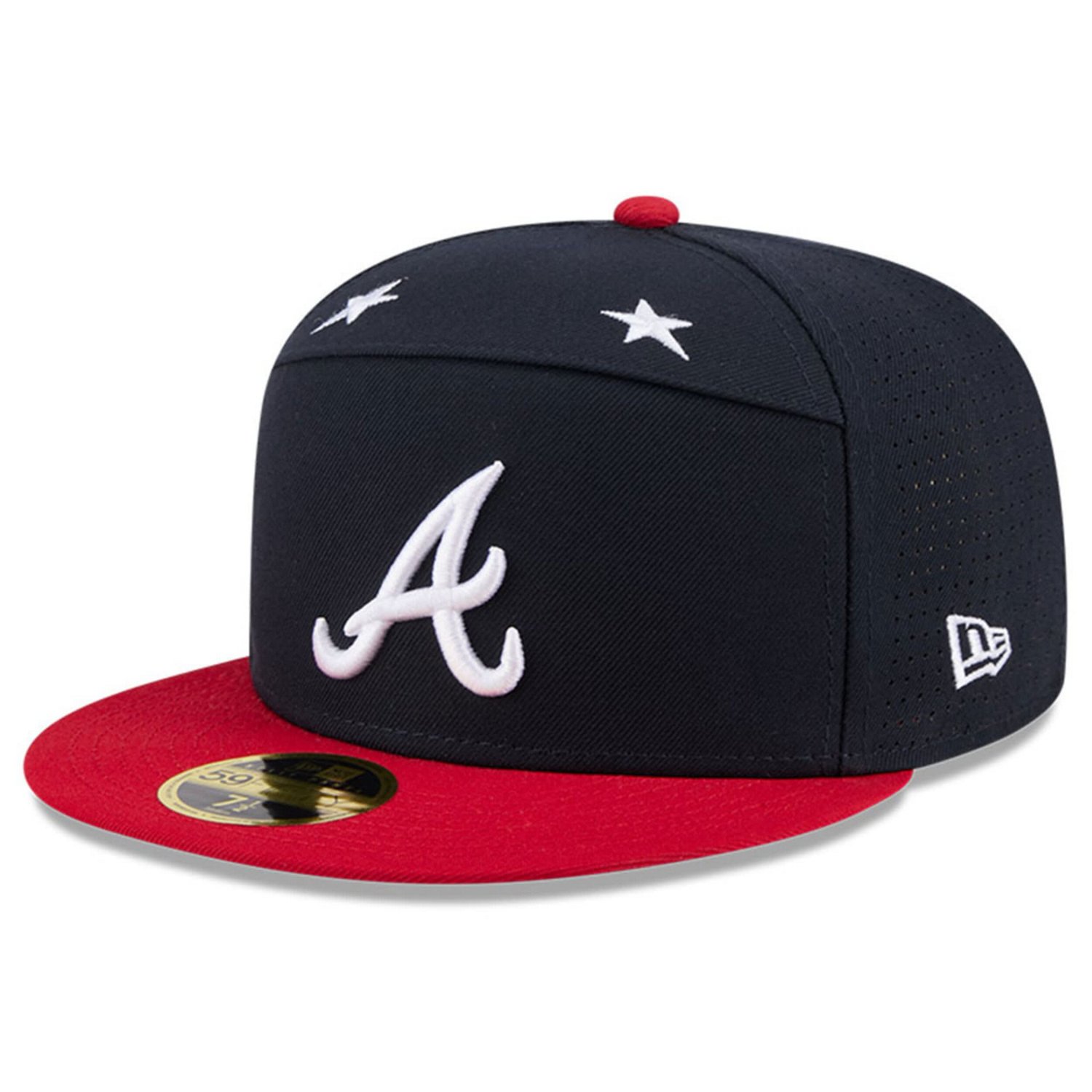 New Era Red Atlanta Braves 2025 MLB All-Star Game Side Patch 59FIFTY Fitted Hat - view number 3