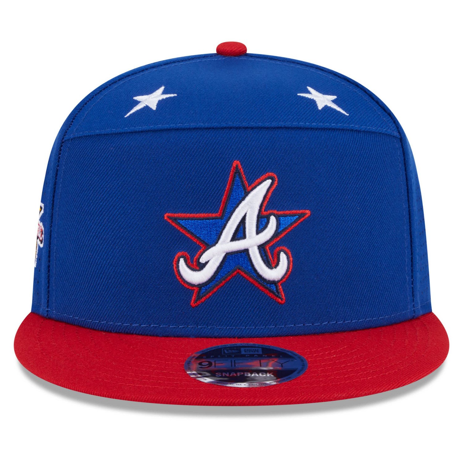 New Era Red Atlanta Braves 2025 MLB All-Star Game Workout Side Patch 9FIFTY Snapback Hat