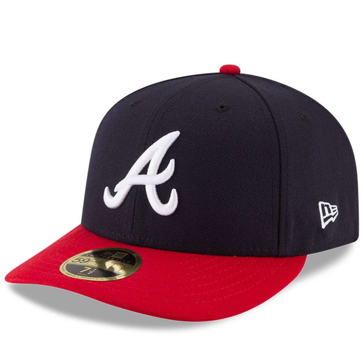 New Era /Red Atlanta Braves National Baseball Hall of Fame Low Profile 59FIFTY Fitted Hat - view number 3