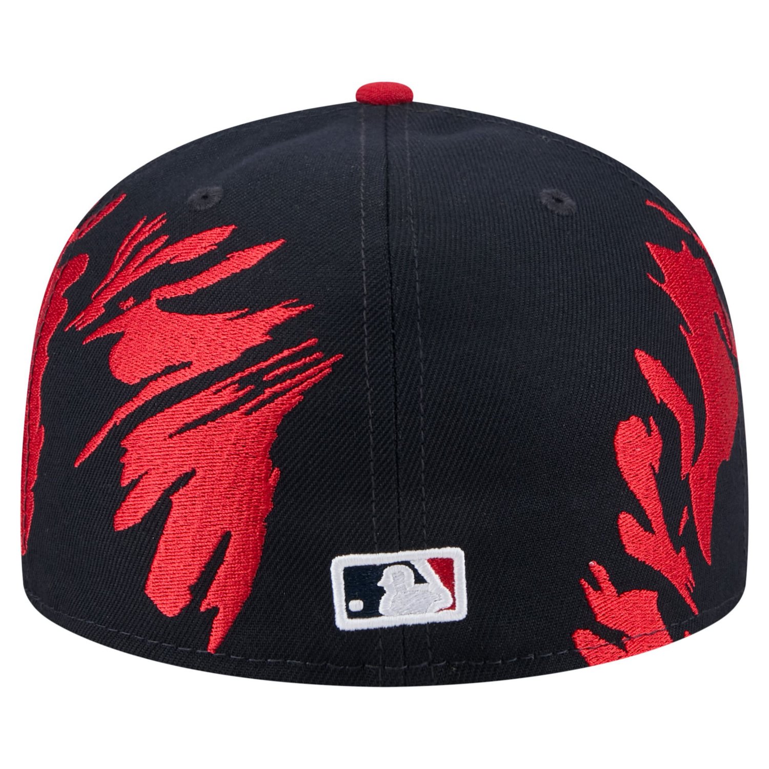 New Era Red Atlanta Braves Retro Pattern 59FIFTY Fitted Hat