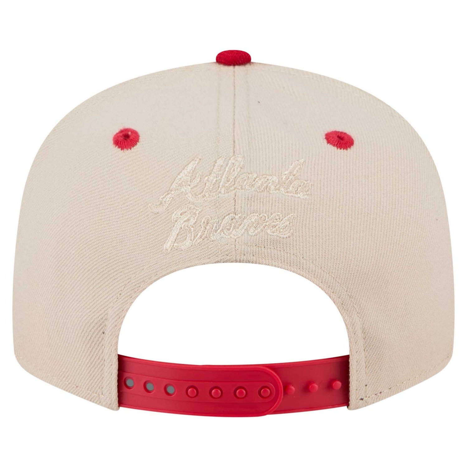 New Era Red Atlanta Braves Team Art 9FIFTY Snapback Hat - view number 3
