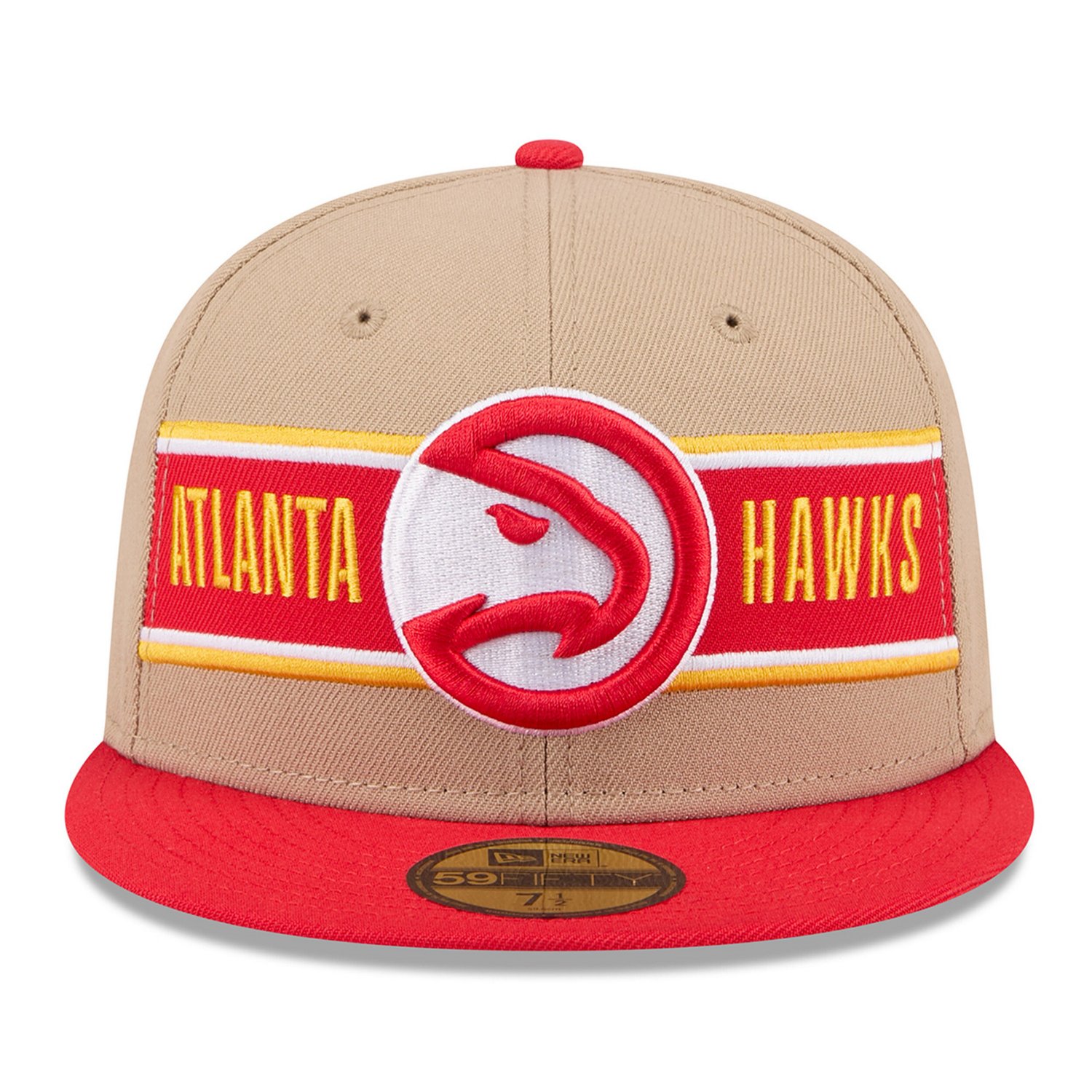 New Era Red Atlanta Hawks 2024 NBA Draft 59FIFTY Fitted Hat - view number 2