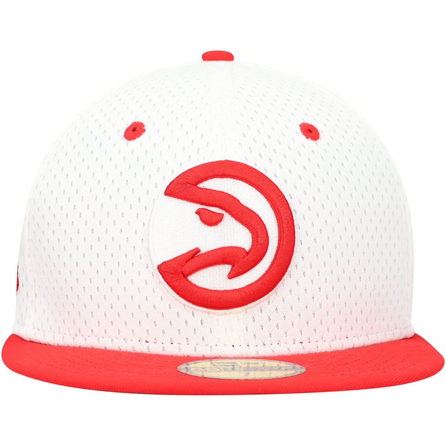 New Era /Red Atlanta Hawks Throwback 2Tone 59FIFTY Fitted Hat                                                                    - view number 3