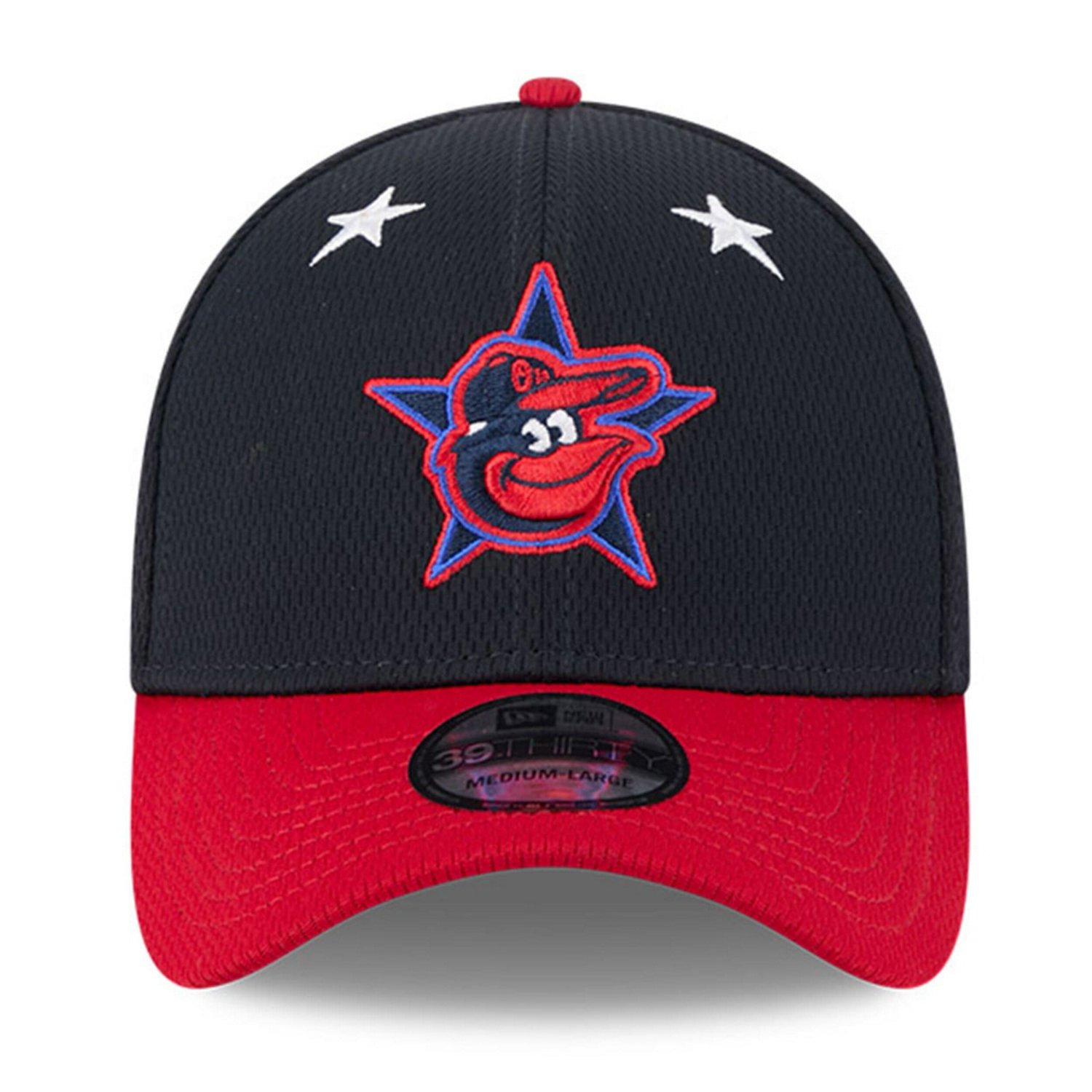 New Era Red Baltimore Orioles 2025 MLB All-Star Game Workout 39THIRTY Flex Hat - view number 2