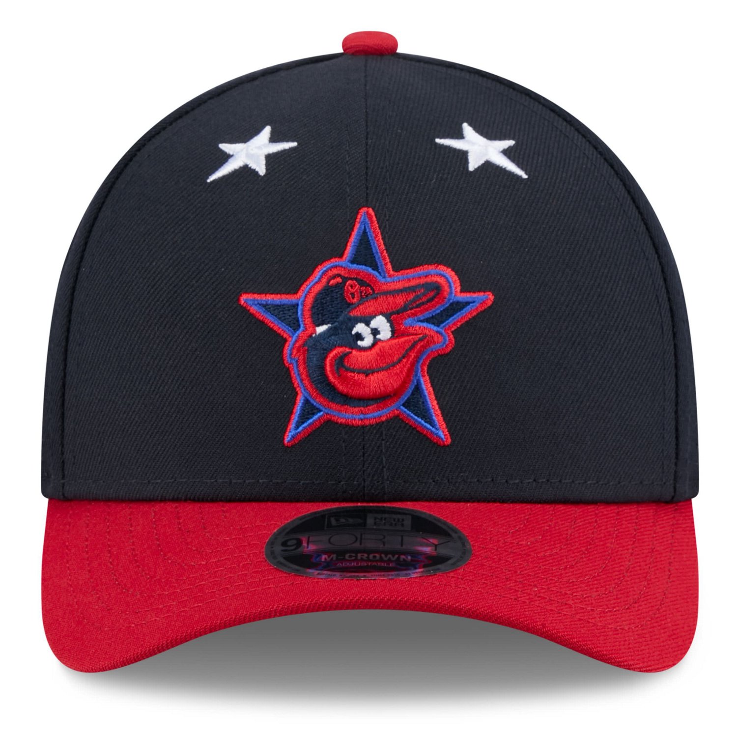 New Era Red Baltimore Orioles 2025 MLB All-Star Game Workout 9FORTY M-Crown Adjustable Hat - view number 2