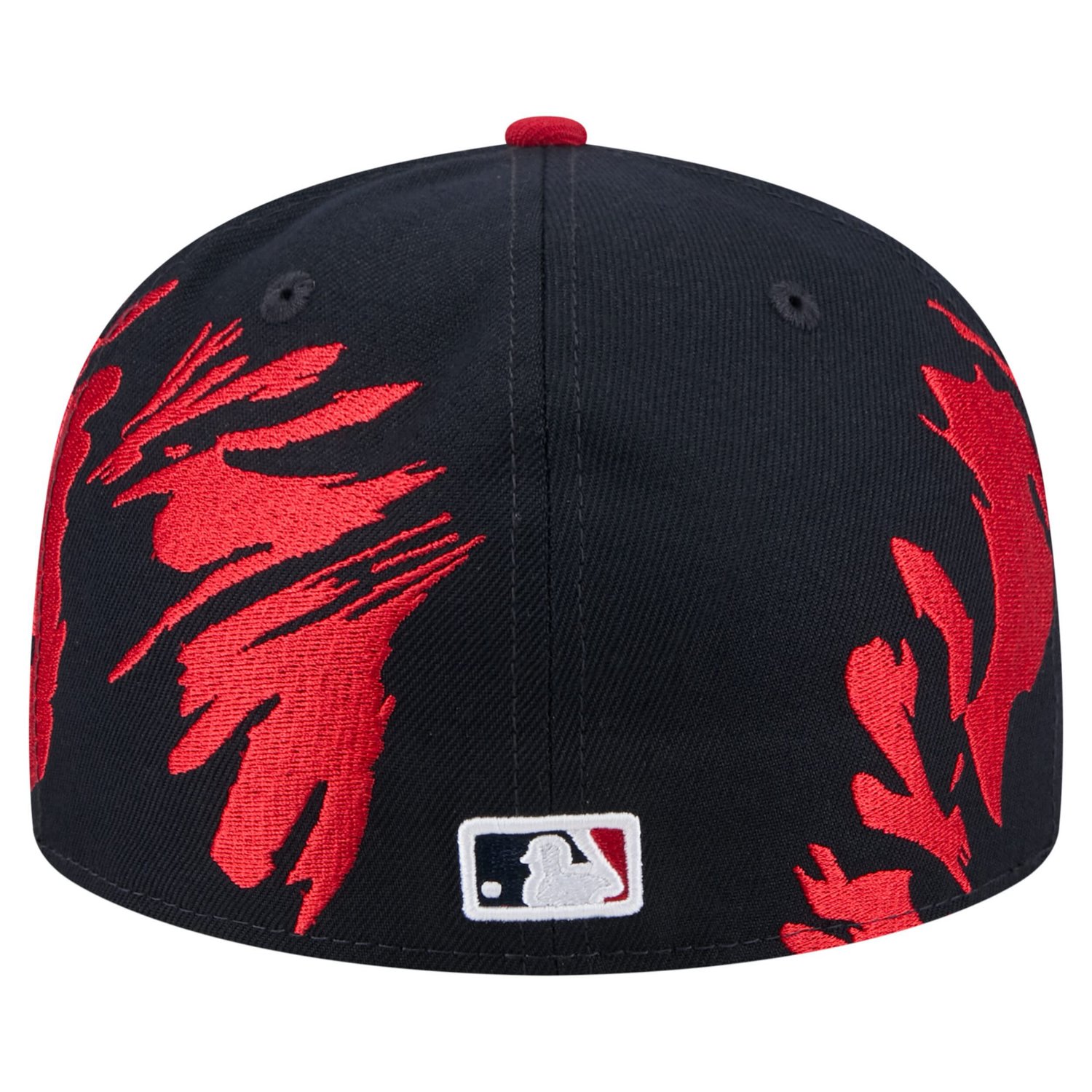 New Era Red Boston Red Sox Retro Pattern 59FIFTY Fitted Hat