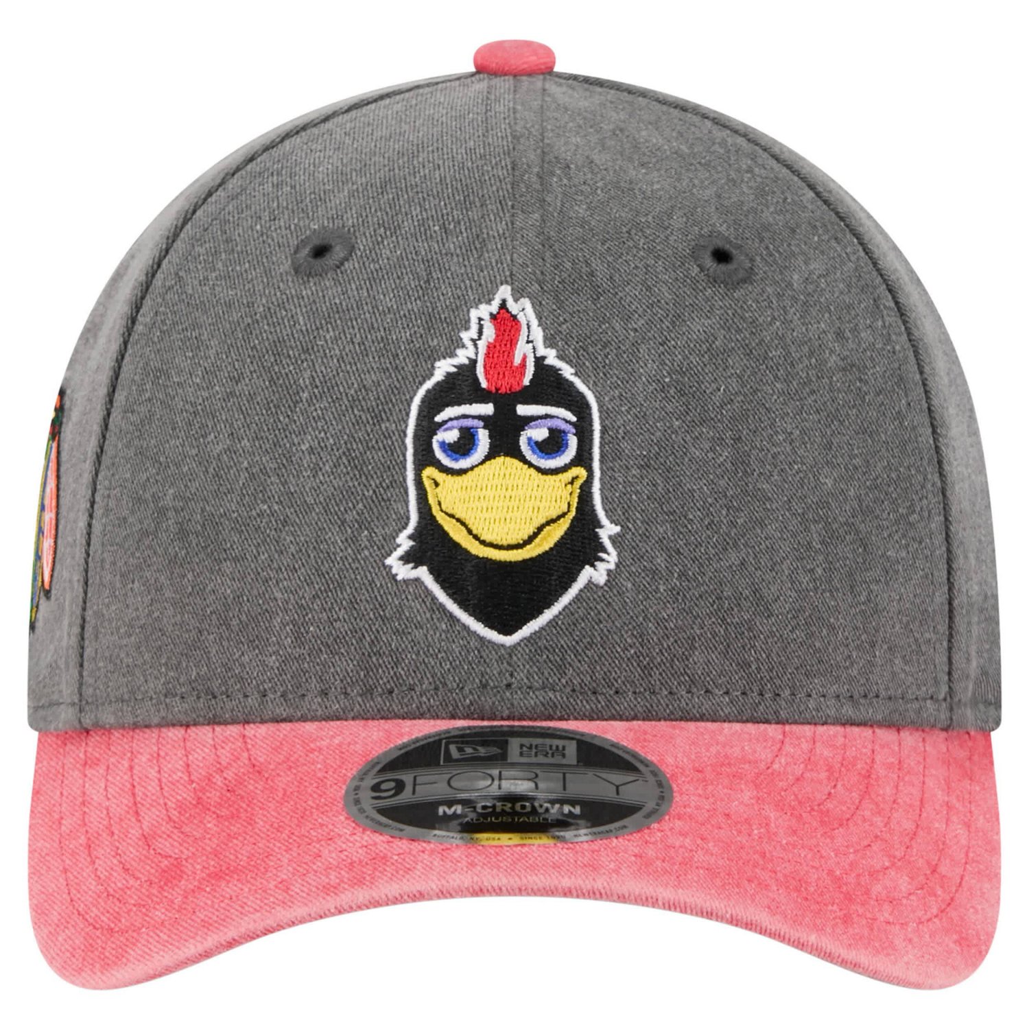 New Era Red Chicago hawks Mascot 2-Tone 9FORTY Adjustable Hat - view number 2