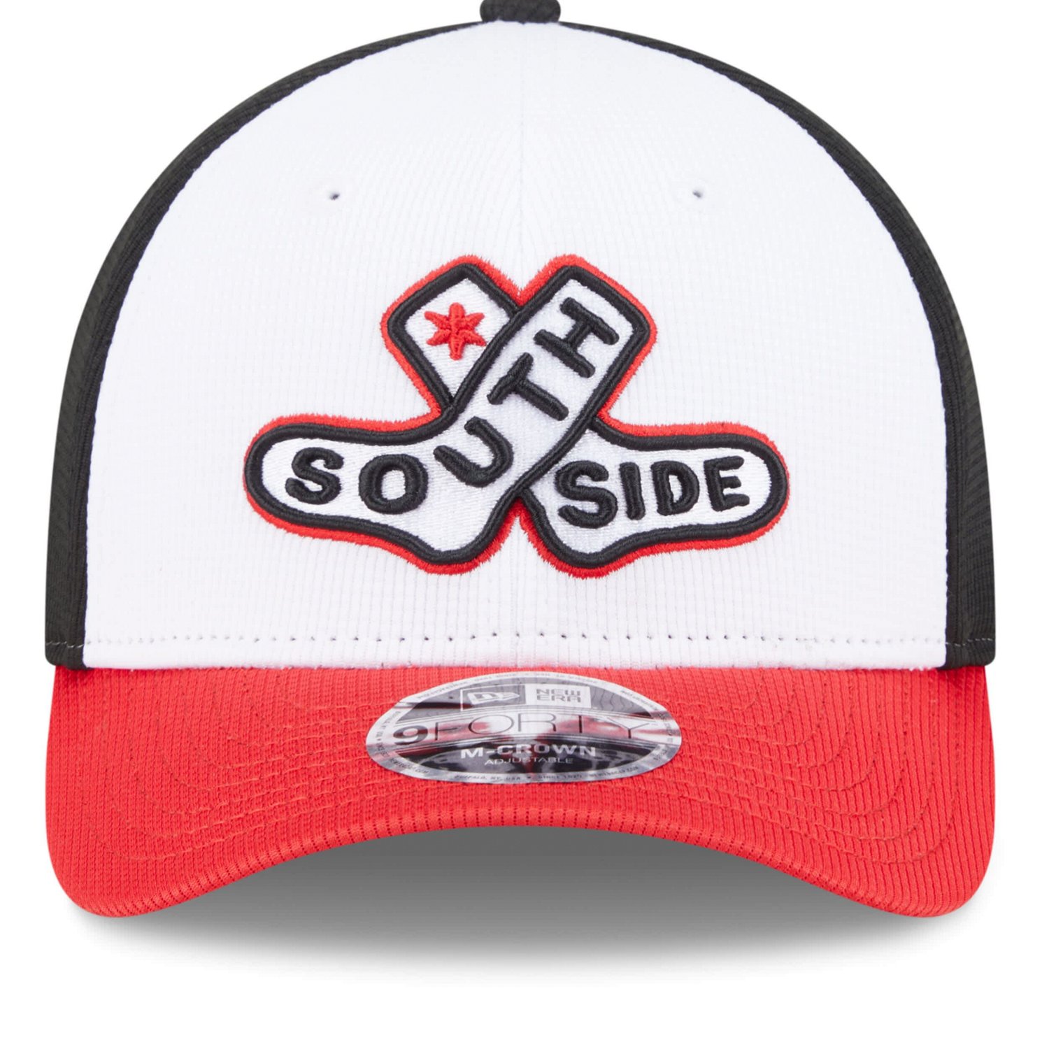 New Era Red Chicago Sox 2025 City Connect Batting Practice 9FORTY M-Crown Adjustable Hat - view number 2
