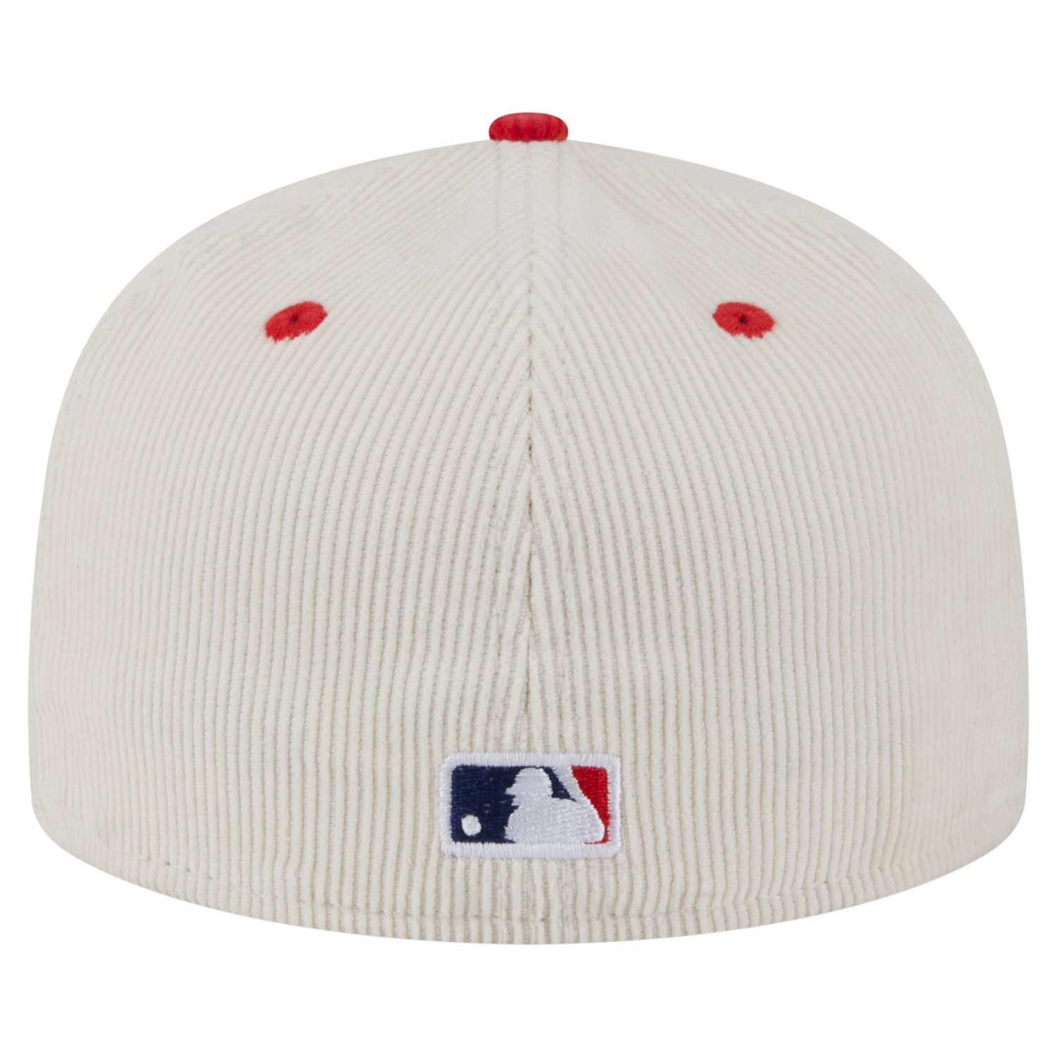 New Era Red Cincinnati Reds Two-Tone Corduroy 59FIFTY Fitted Hat - view number 4