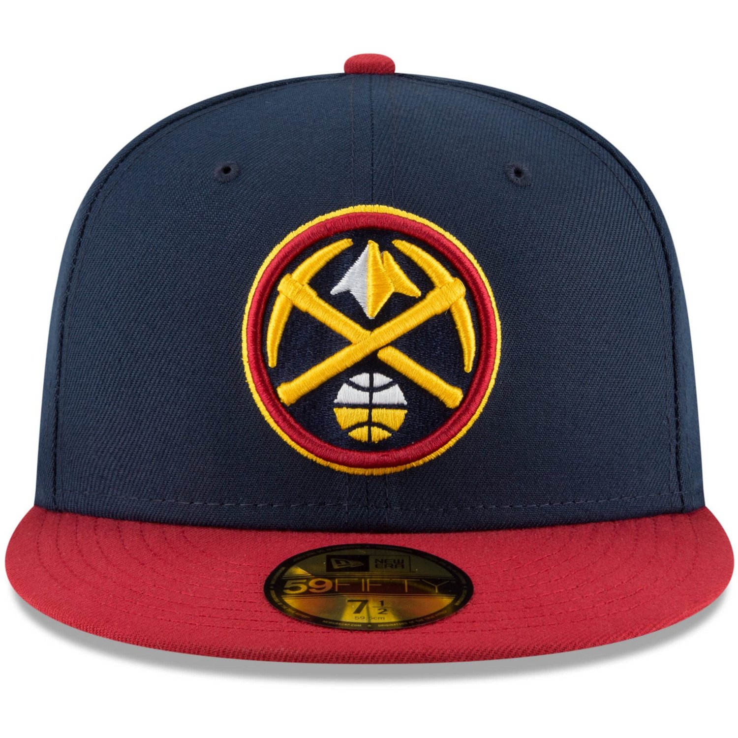 New Era Red Denver Nuggets 2-Tone 59FIFTY Fitted Hat - view number 2