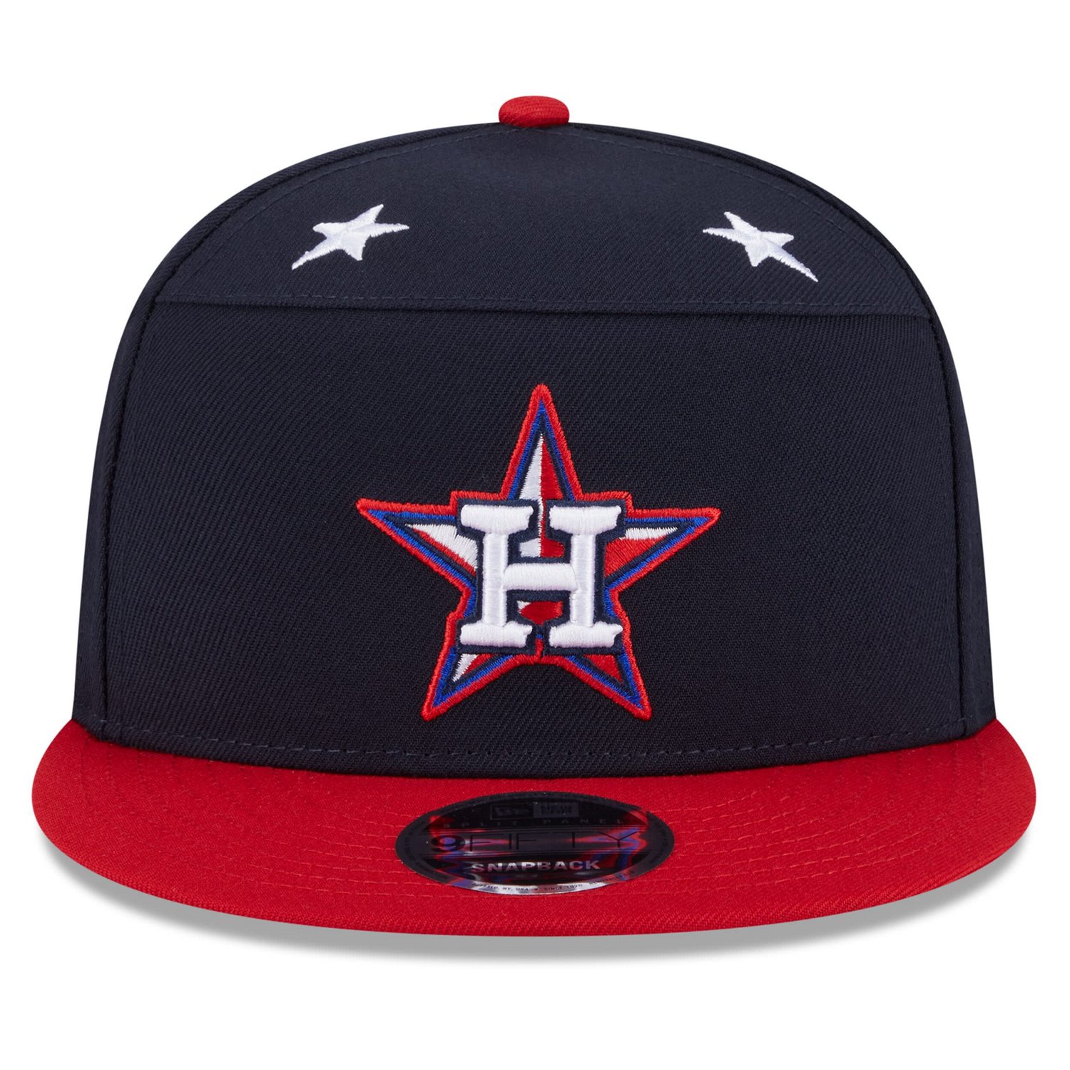 New Era Red Houston Astros 2025 MLB All-Star Game Workout Side Patch 9FIFTY Snapback Hat - view number 2