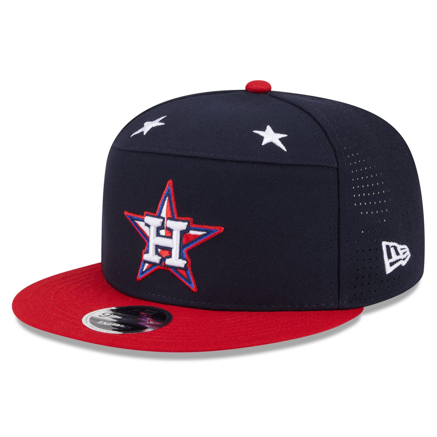 New Era Red Houston Astros 2025 MLB All-Star Game Workout Side Patch 9FIFTY Snapback Hat - view number 3
