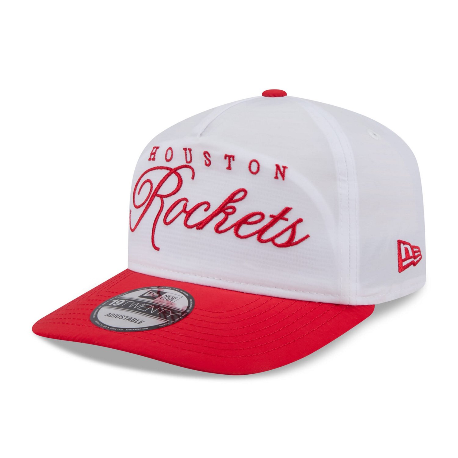 New Era Red Houston Rockets 2025 NBA Draft On-Stage Nylon 19TWENTY Adjustable Hat - view number 3