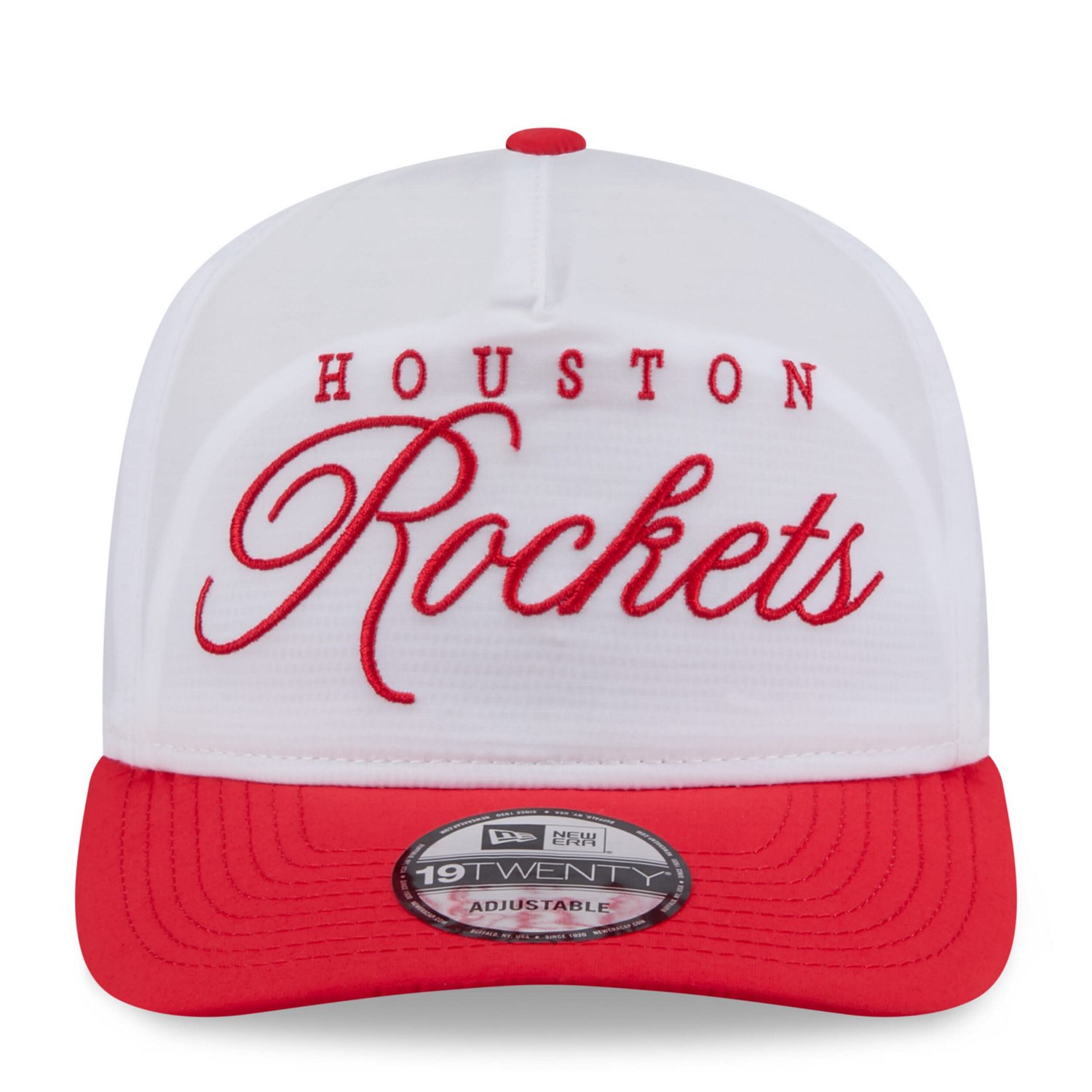 New Era Red Houston Rockets 2025 NBA Draft On-Stage Nylon 19TWENTY Adjustable Hat - view number 2