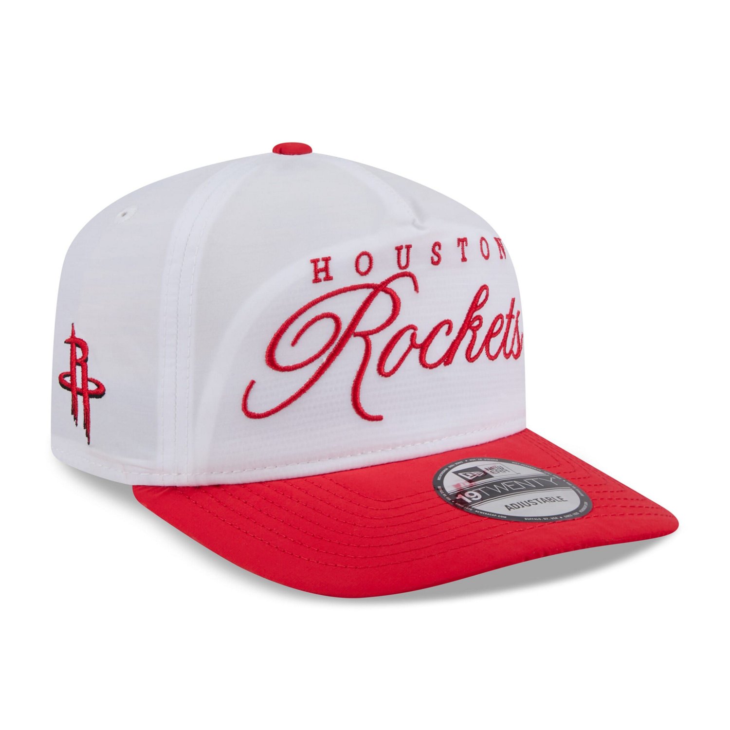 New Era Red Houston Rockets 2025 NBA Draft On-Stage Nylon 19TWENTY Adjustable Hat
