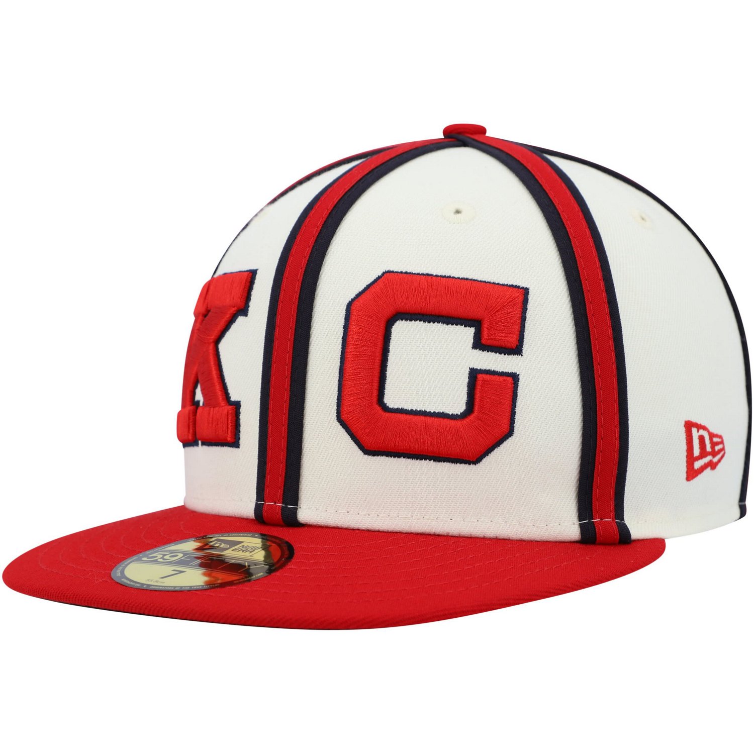 New Era Red Kansas City Monarchs Cooperstown Collection Turn Back The Clock 59FIFTY Fitted Hat - view number 1