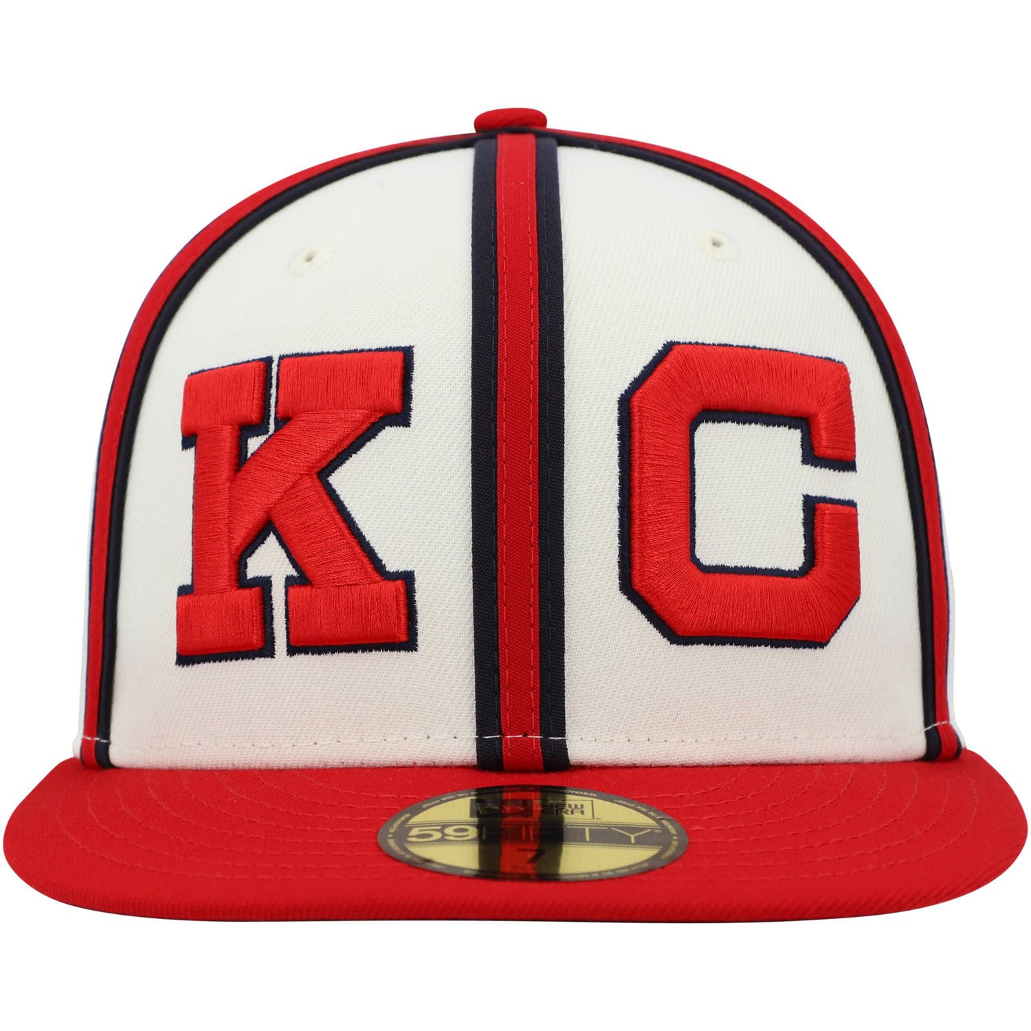 New Era Red Kansas City Monarchs Cooperstown Collection Turn Back The Clock 59FIFTY Fitted Hat - view number 2