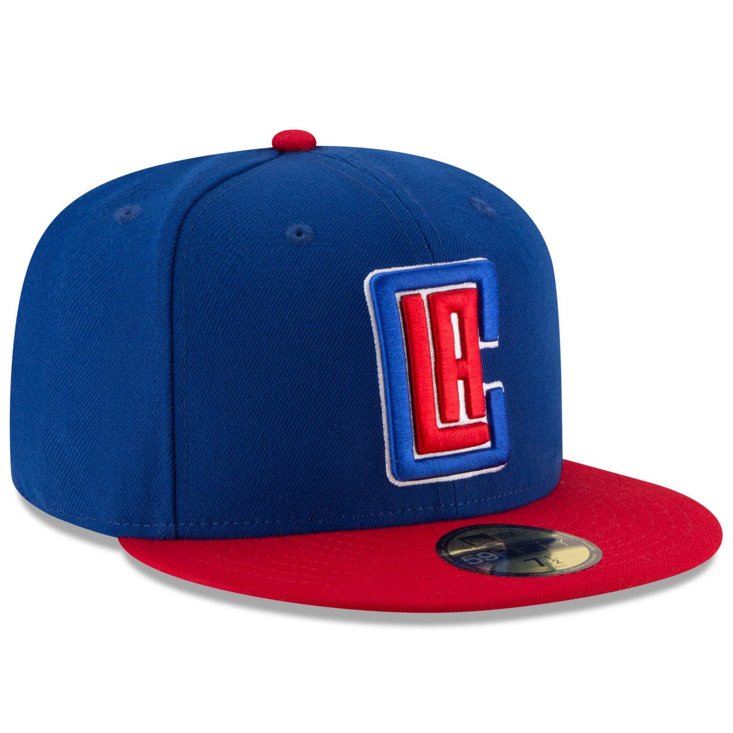 New Era /Red LA Clippers Official Team Color 2Tone 59FIFTY Fitted Hat - view number 3