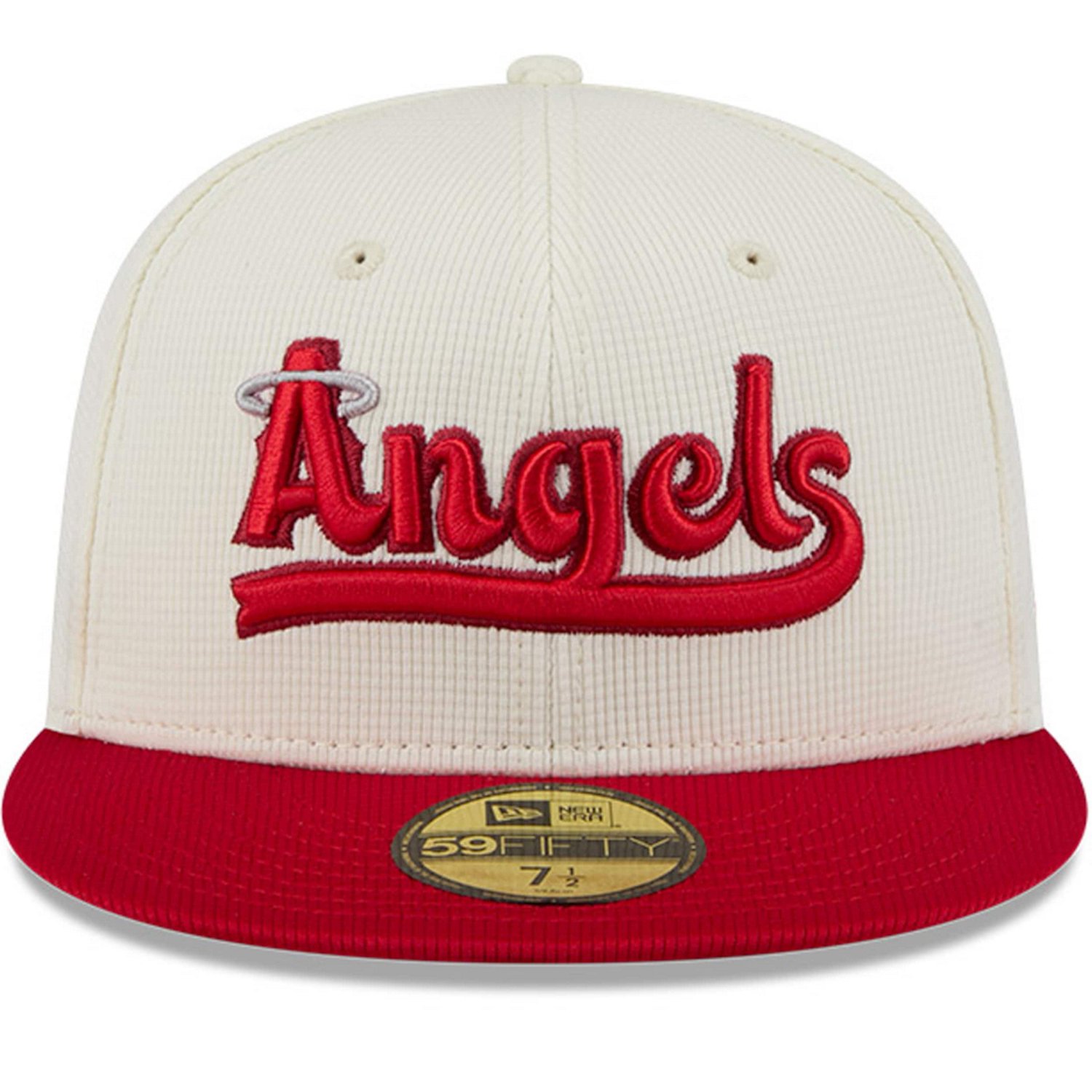 New Era Red Los Angeles Angels City Connect Batting Practice 59FIFTY Fitted Hat - view number 2