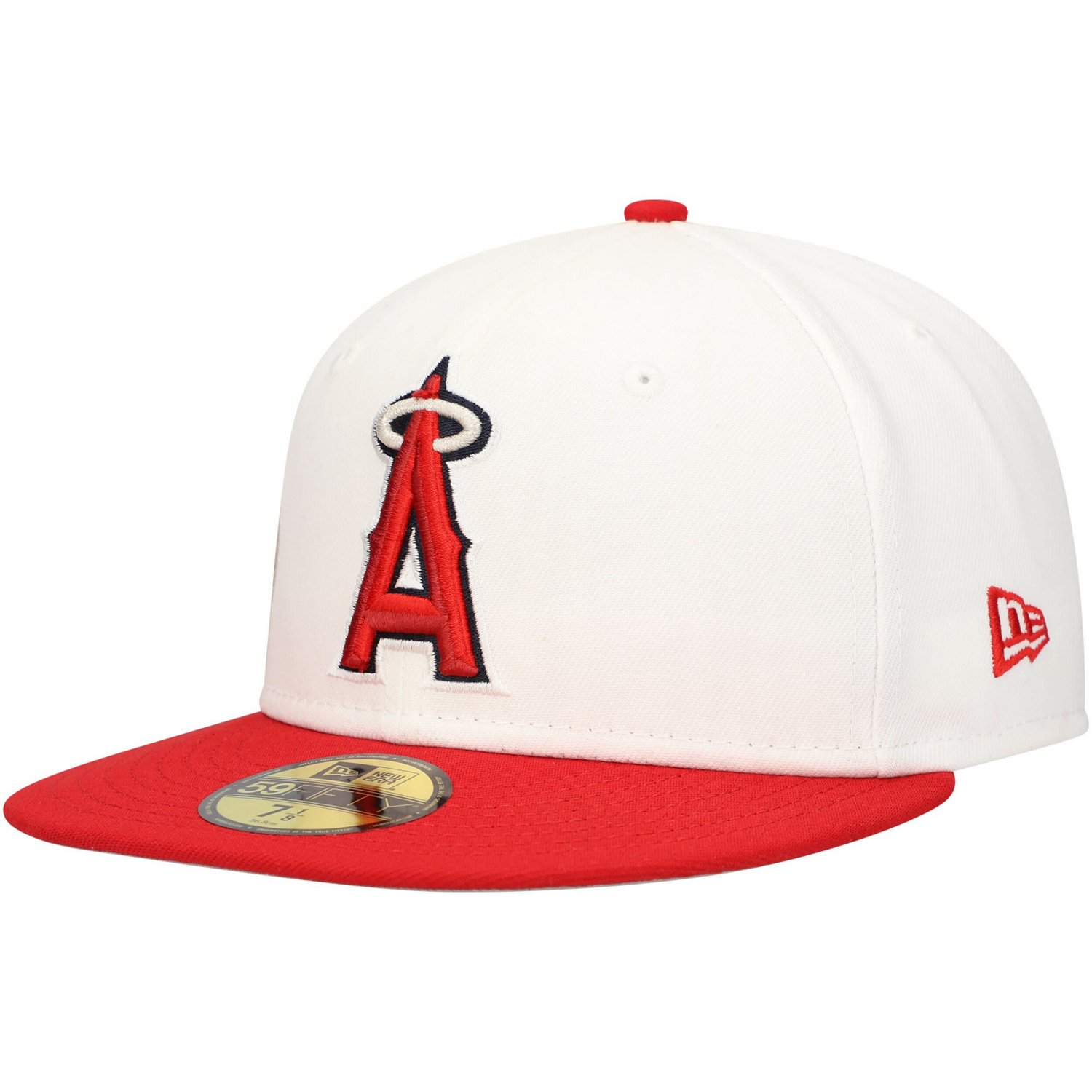 New Era Red Los Angeles Angels Major Sidepatch 59FIFTY Fitted Hat - view number 3