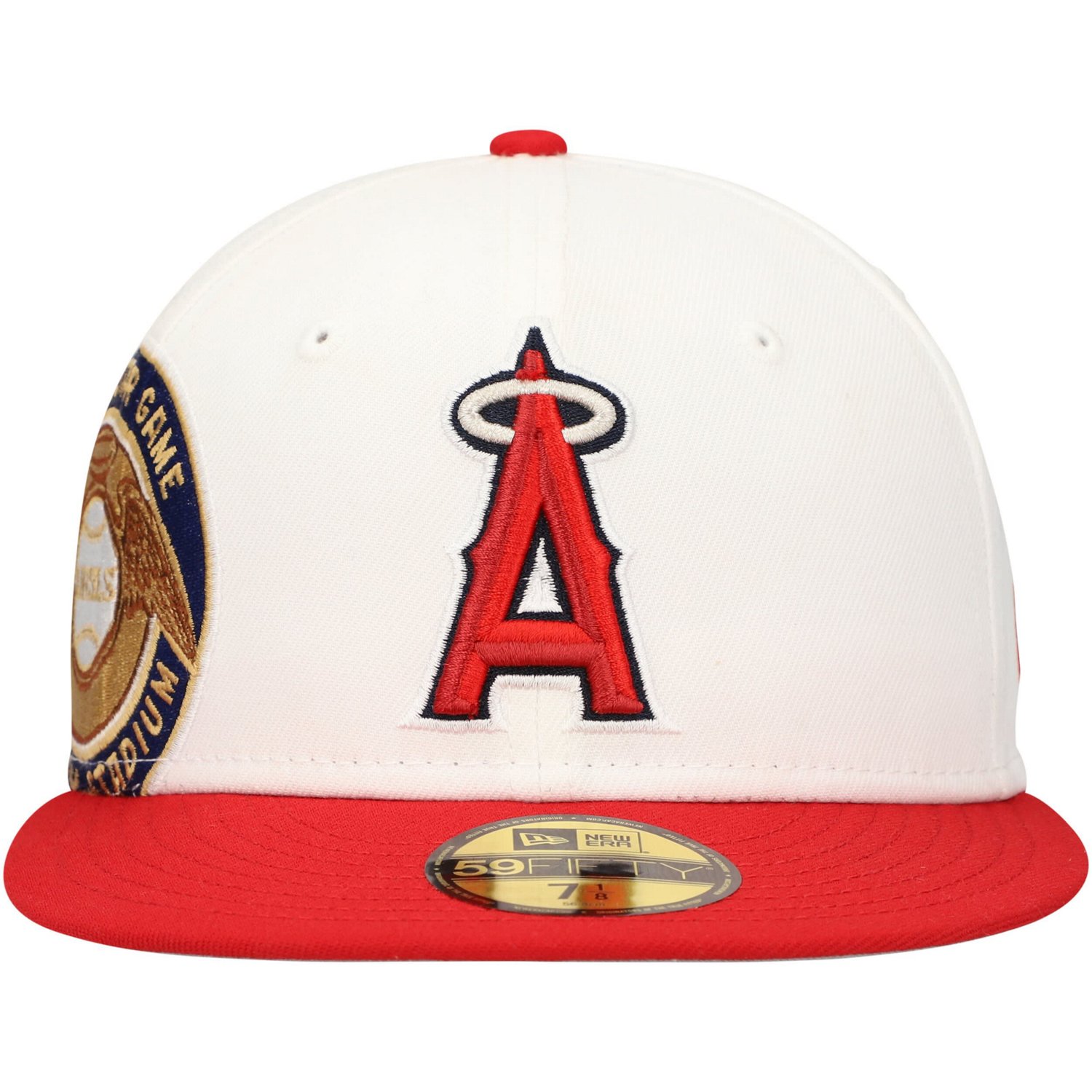New Era Red Los Angeles Angels Major Sidepatch 59FIFTY Fitted Hat - view number 2