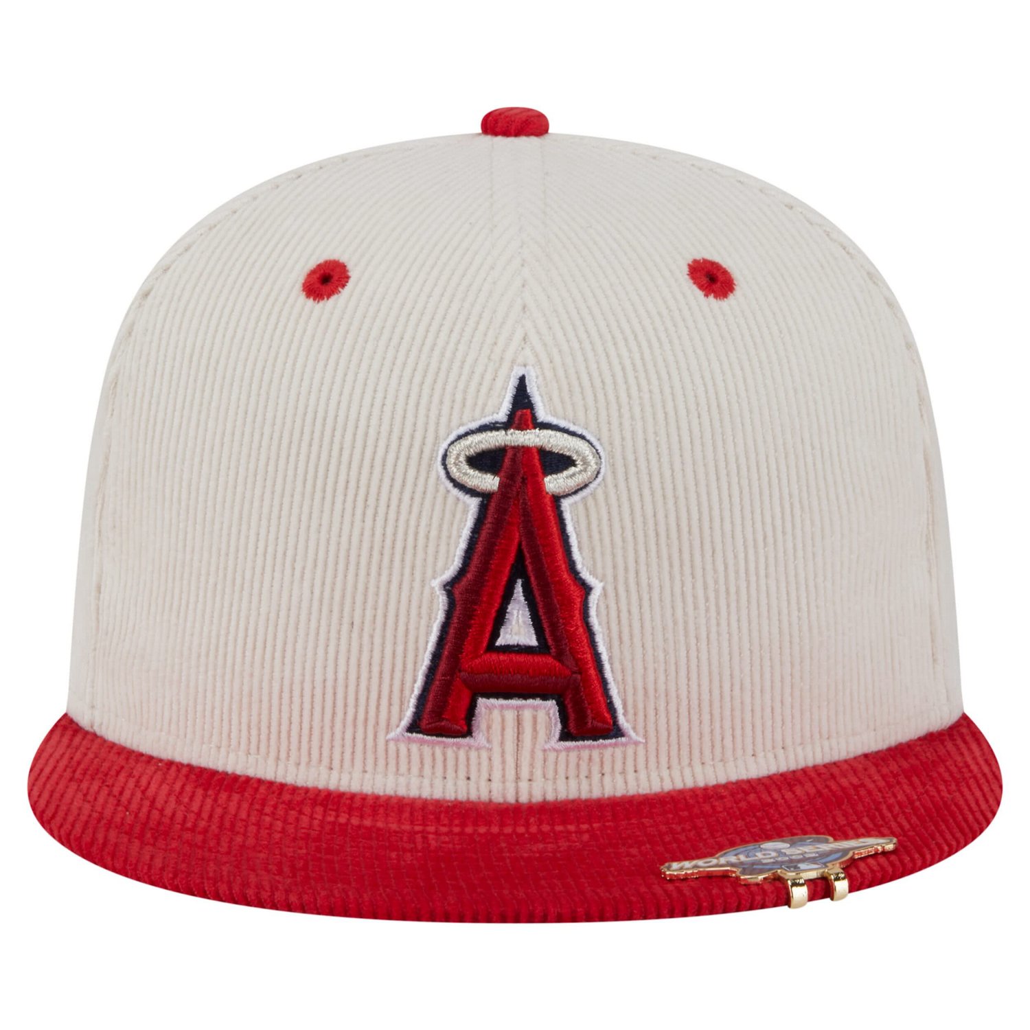 New Era Red Los Angeles Angels Two-Tone Corduroy 59FIFTY Fitted Hat - view number 2