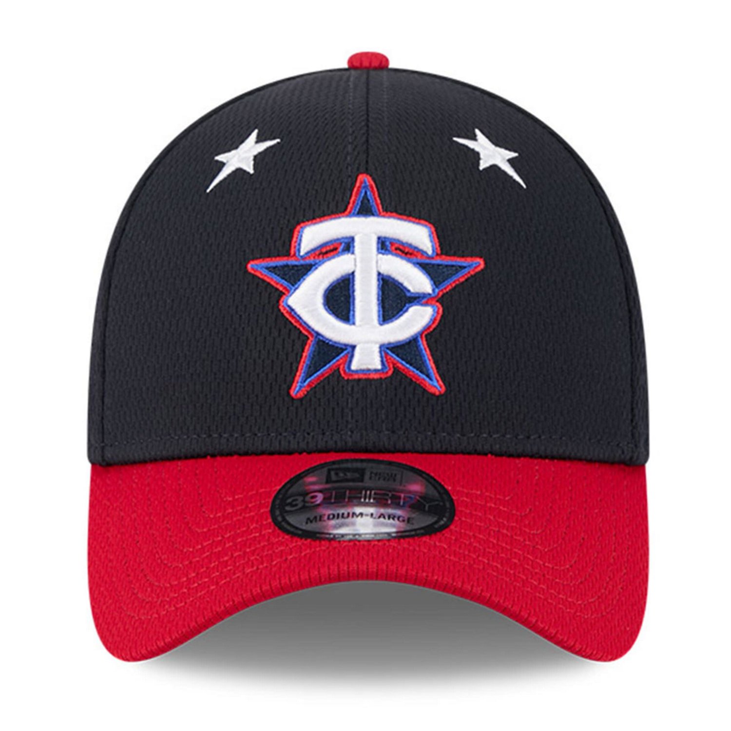 New Era Red Minnesota Twins 2025 MLB All-Star Game Workout 39THIRTY Flex Hat - view number 2
