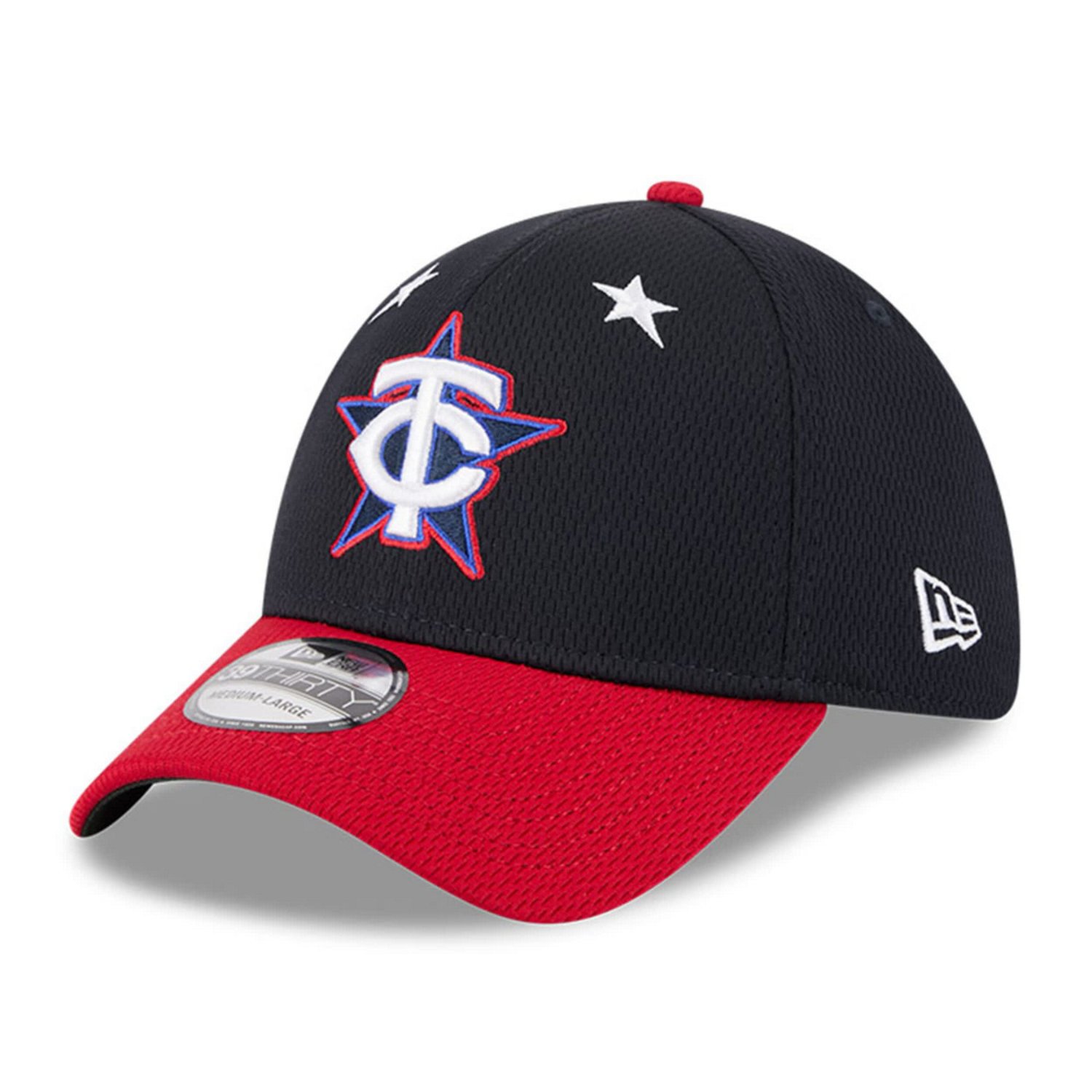New Era Red Minnesota Twins 2025 MLB All-Star Game Workout 39THIRTY Flex Hat - view number 3