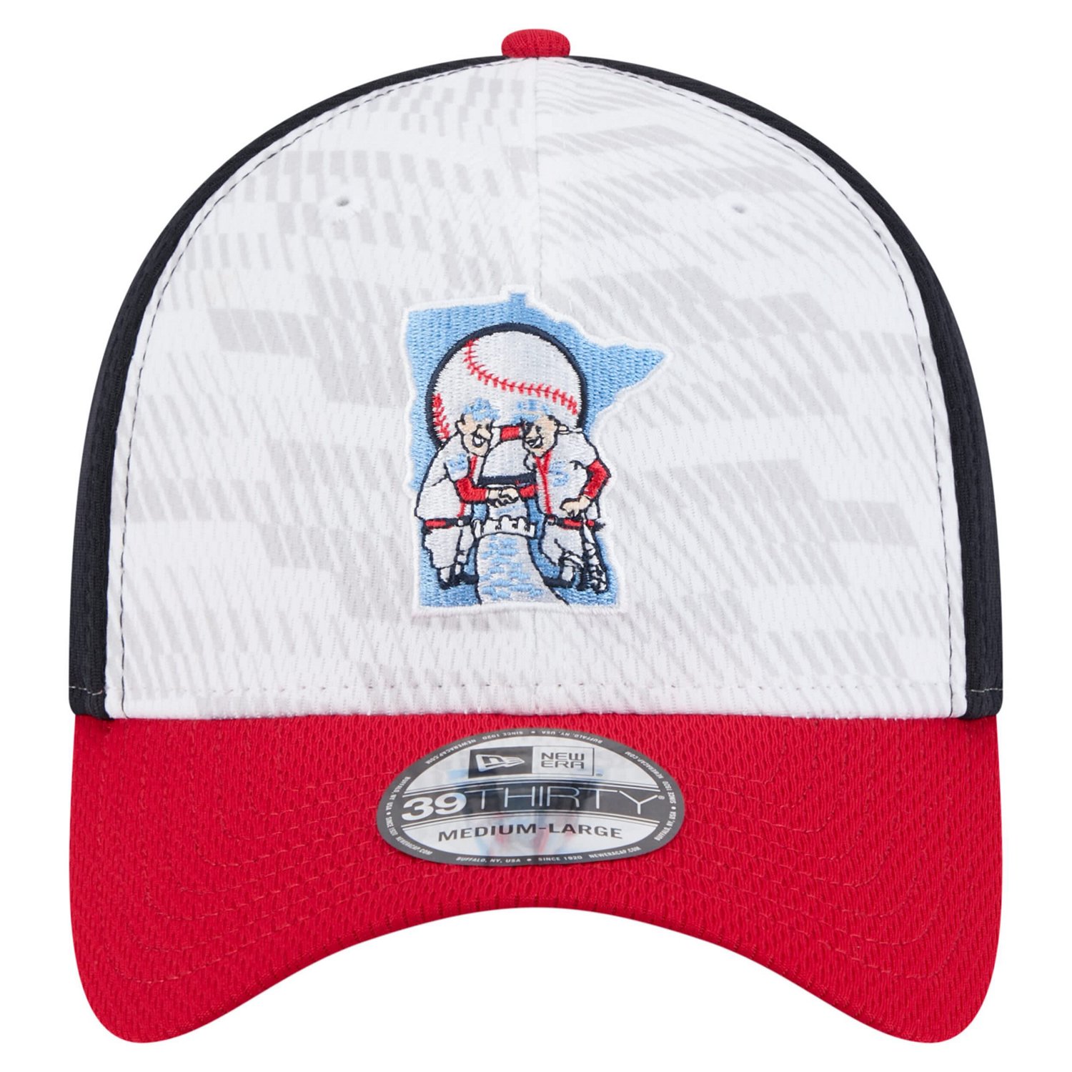 New Era Red Minnesota Twins 2025 MLB Clubhouse 39THIRTY Flex Hat - view number 2