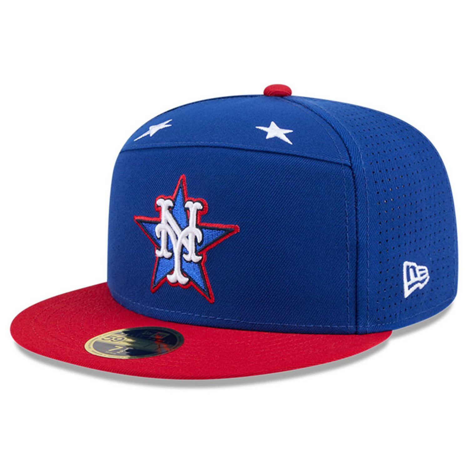 New Era Red New York Mets 2025 MLB All-Star Game Workout Side Patch 59FIFTY Fitted Hat - view number 3