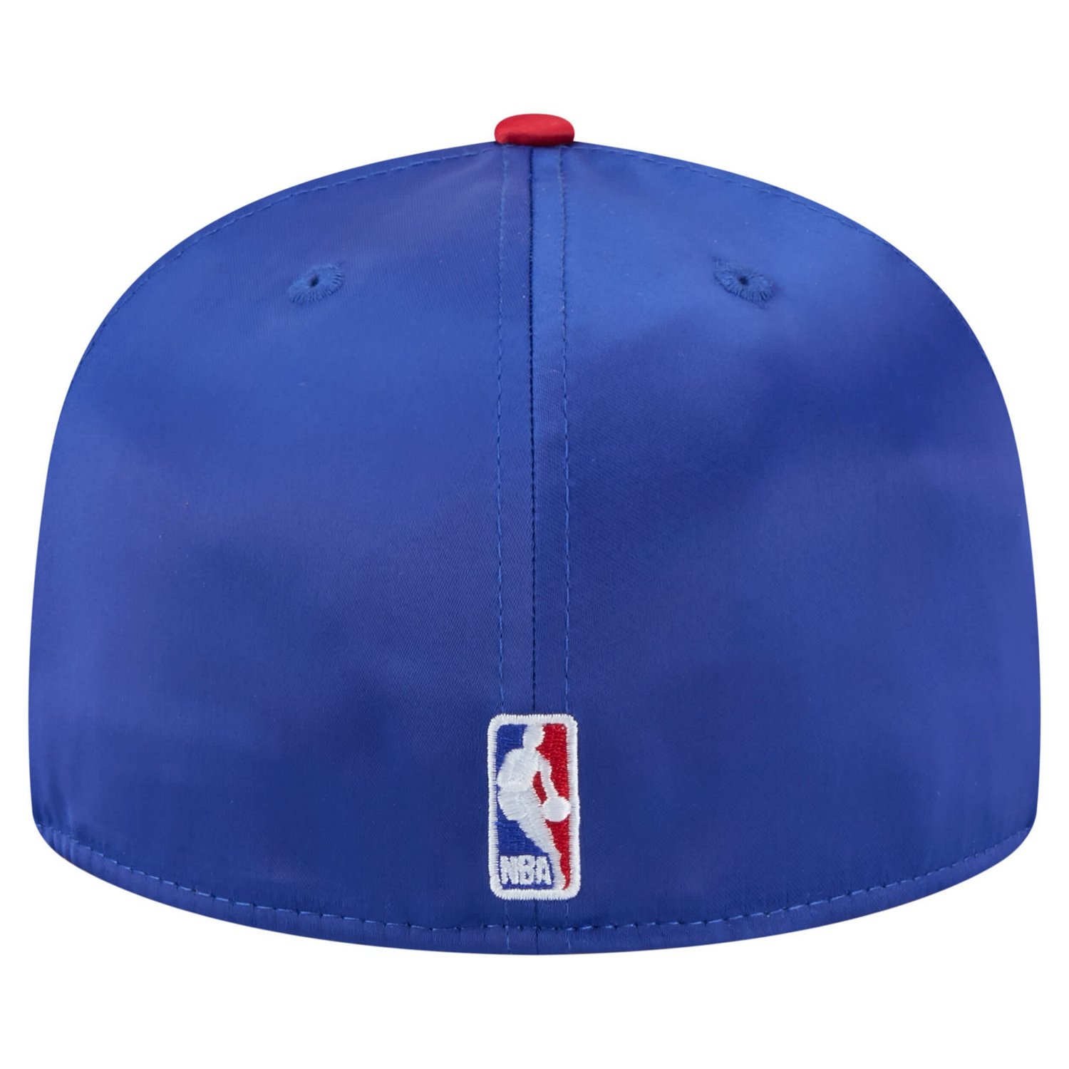 New Era Red Philadelphia 76ers Throwback Satin Vintage Pin Two-Tone 59FIFTY Fitted Hat - view number 4
