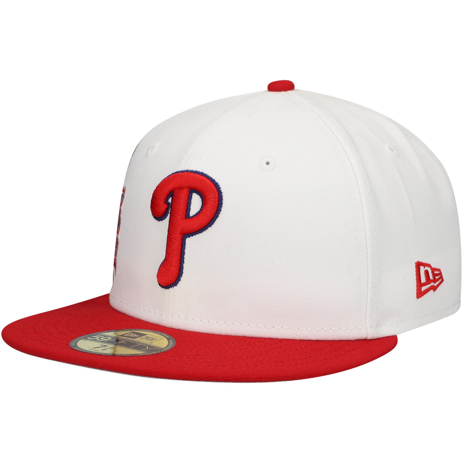 New Era /Red Philadelphia Phillies Major Sidepatch 59FIFTY Fitted Hat                                                            - view number 3