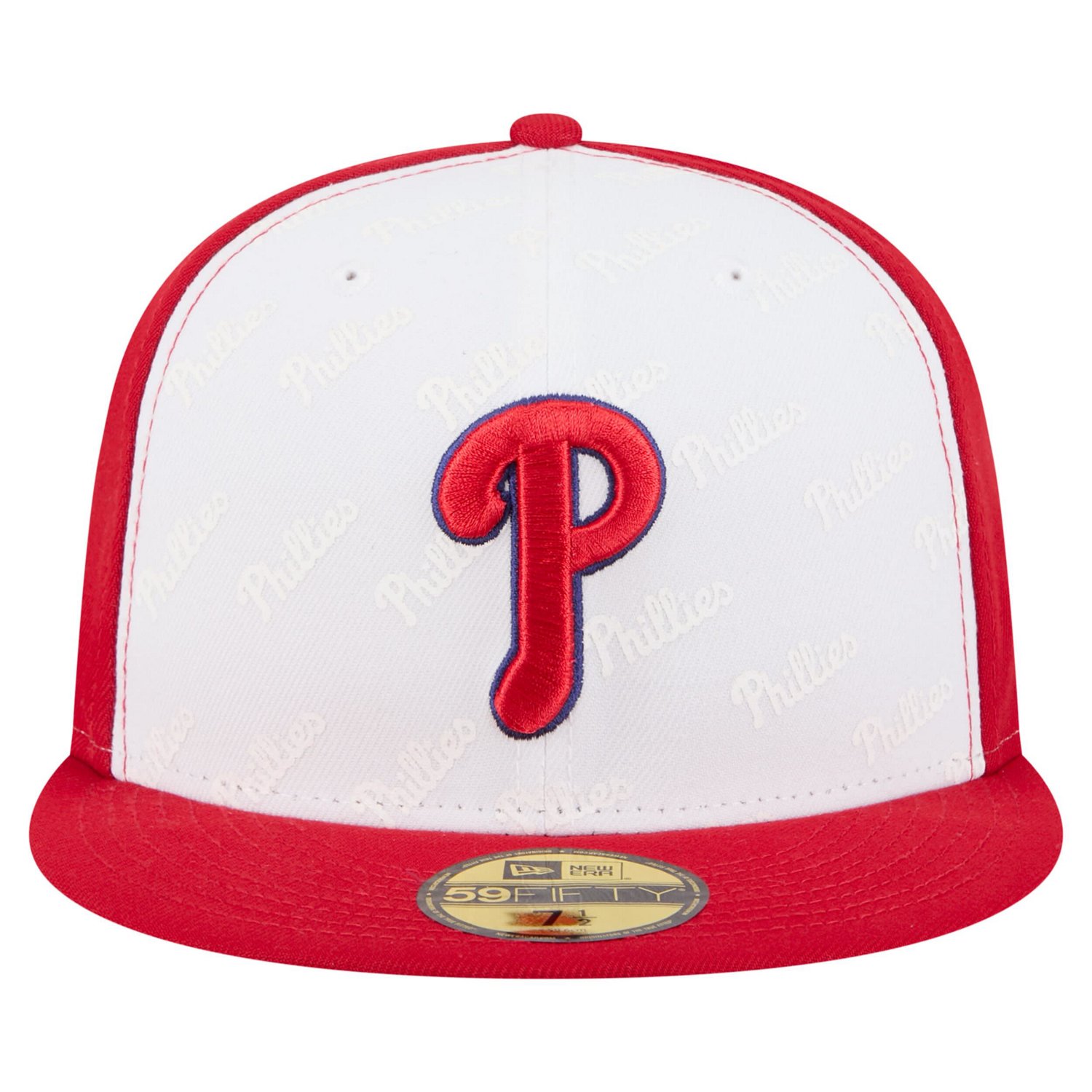 New Era Red Philadelphia Phillies Repeat 59FIFTY Fitted Hat - view number 2