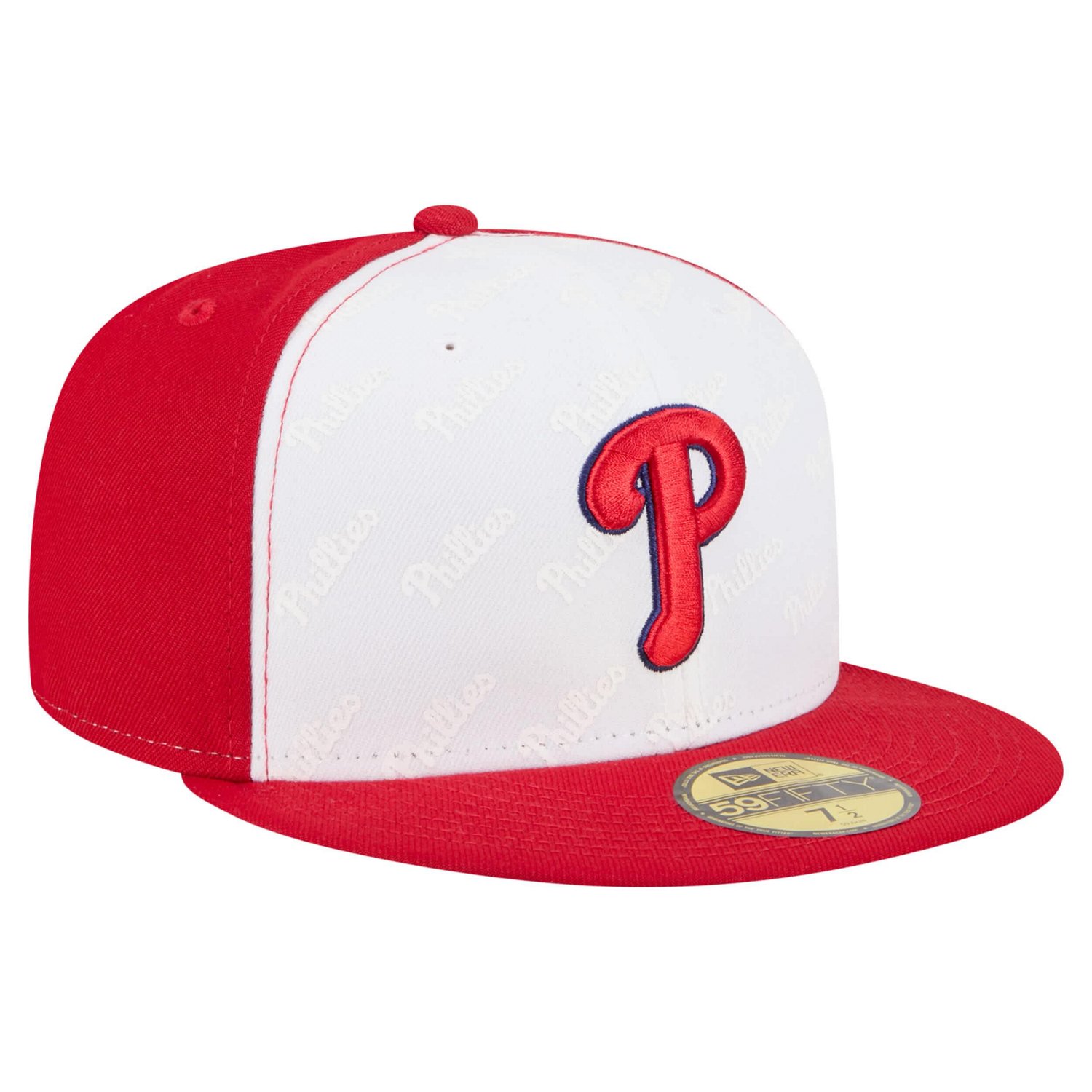 New Era Red Philadelphia Phillies Repeat 59FIFTY Fitted Hat - view number 3